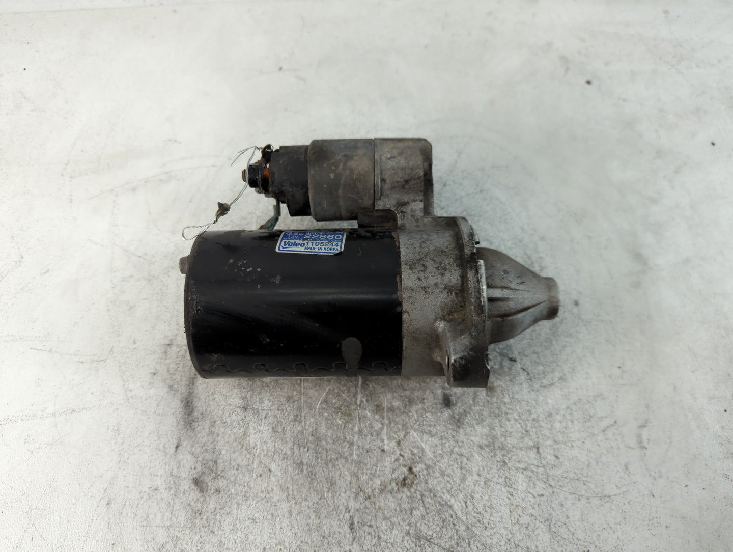 2009-2011 Hyundai Accent Car Starter Motor Solenoid OEM P/N:1195244 36100-22860 Fits Fits 2009 2010 2011 OEM Used Auto Parts