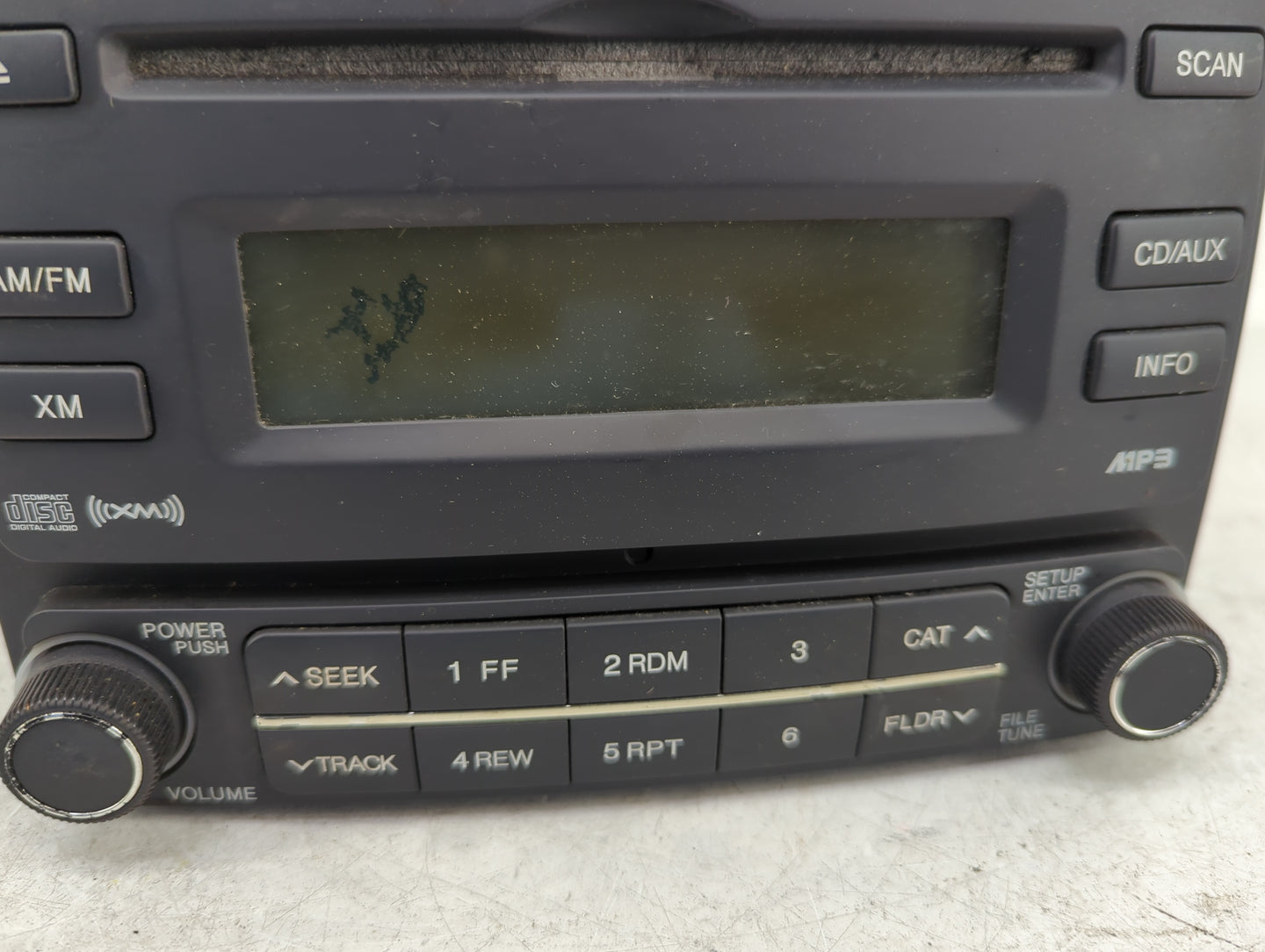 2007-2010 Hyundai Elantra Radio AM FM Cd Player Receiver Replacement P/N:961602H5309Y0Z A-200HDUX9Y Fits Fits 2007 2008 2009