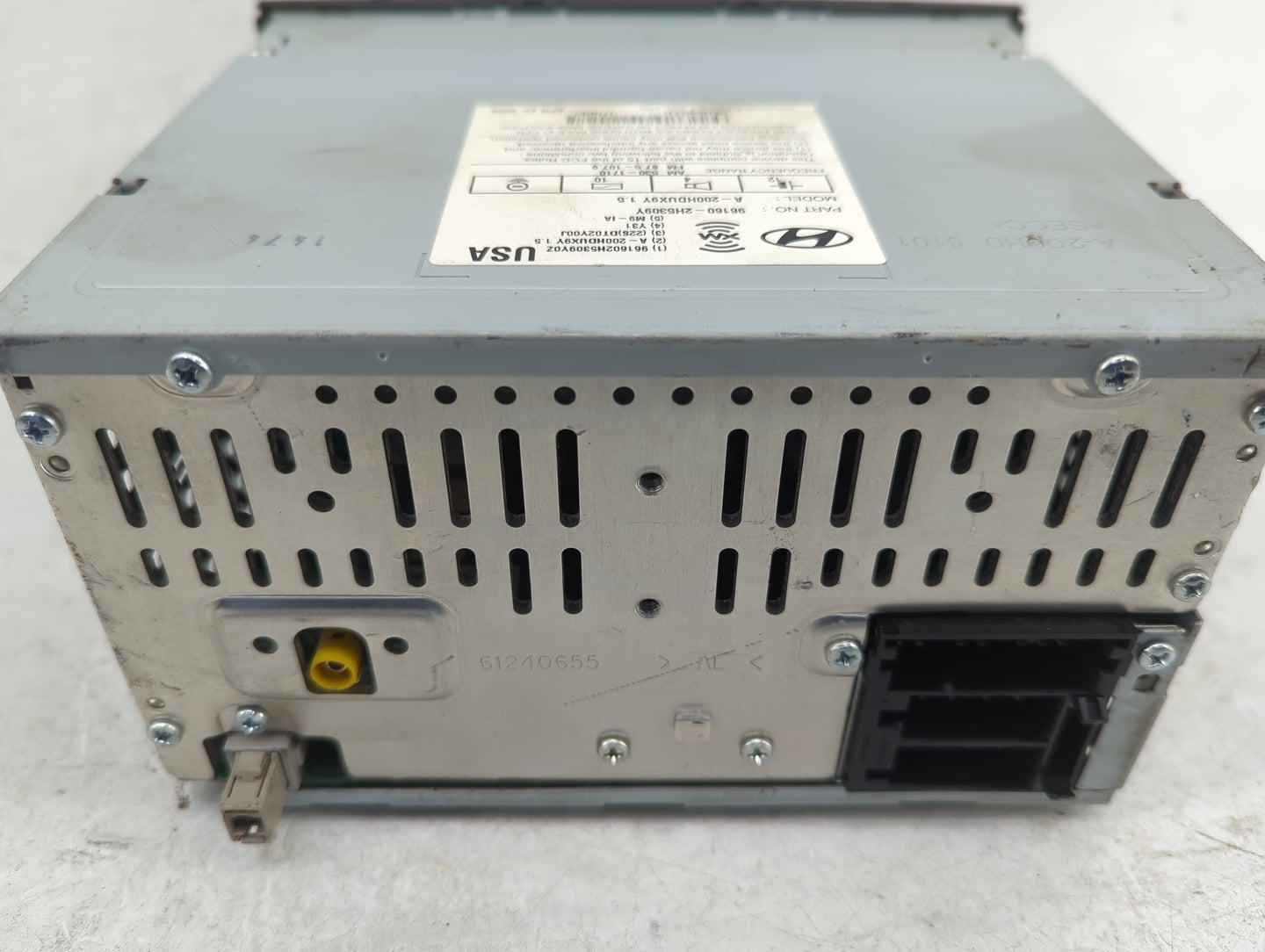2007-2010 Hyundai Elantra Radio AM FM Cd Player Receiver Replacement P/N:961602H5309Y0Z A-200HDUX9Y Fits Fits 2007 2008 2009