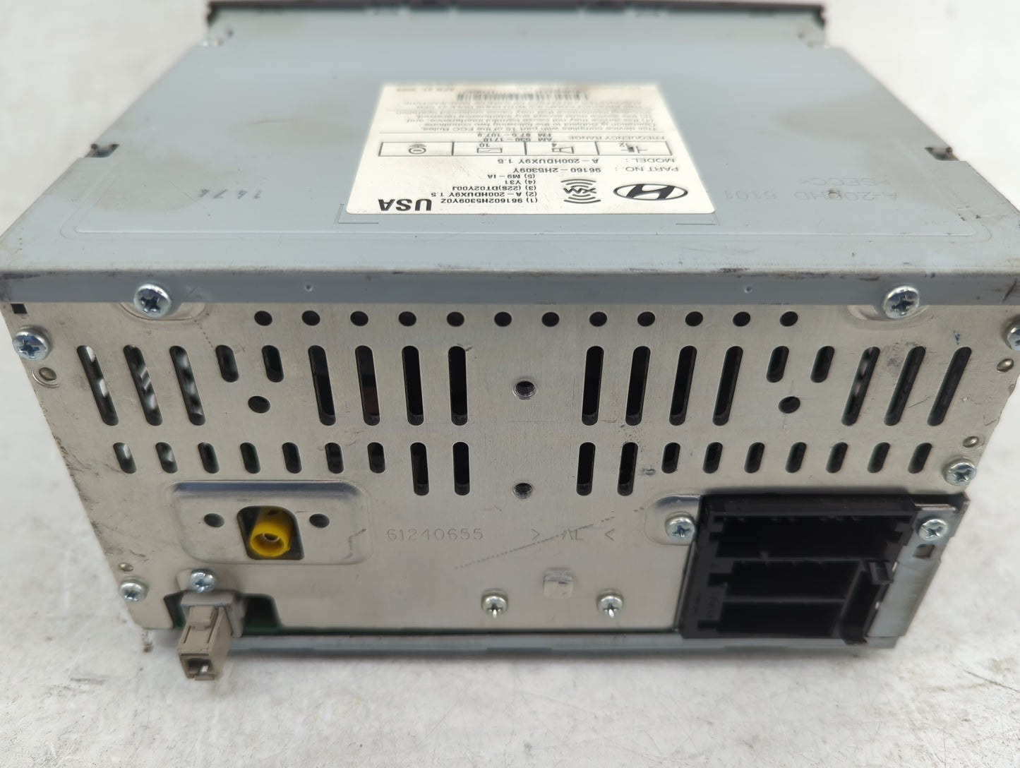 2007-2010 Hyundai Elantra Radio AM FM Cd Player Receiver Replacement P/N:961602H5309Y0Z A-200HDUX9Y Fits Fits 2007 2008 2009