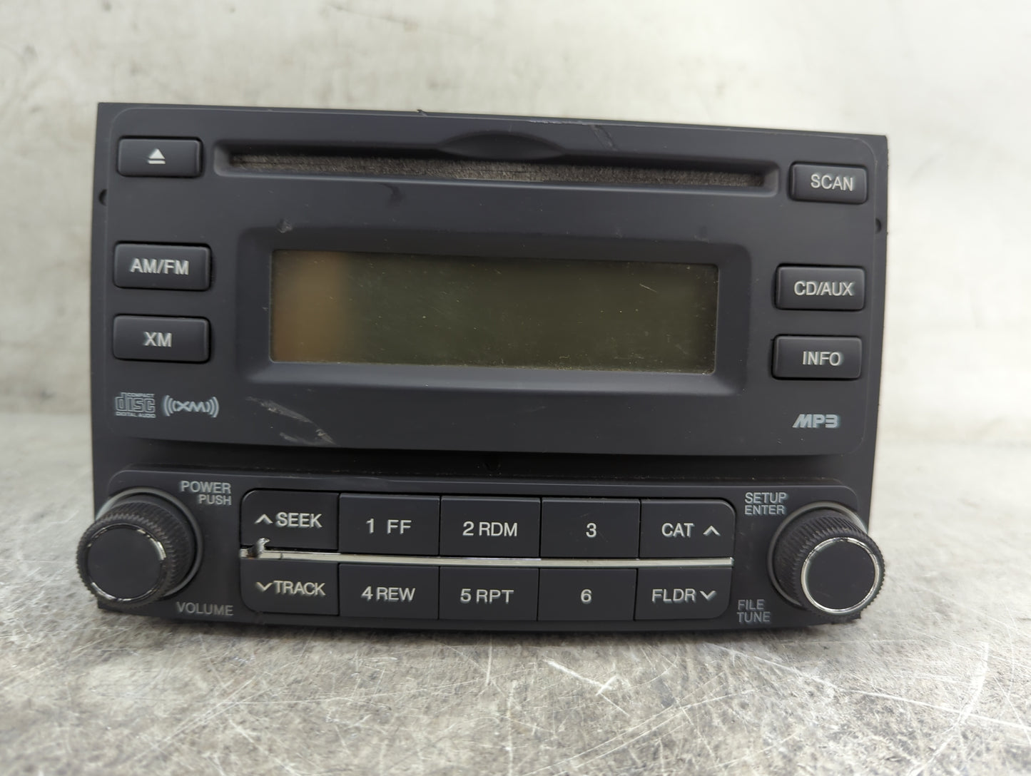 2007-2010 Hyundai Elantra Radio AM FM Cd Player Receiver Replacement P/N:96160-2H5309Y A-200HDUX9Y Fits Fits 2007 2008 2009 