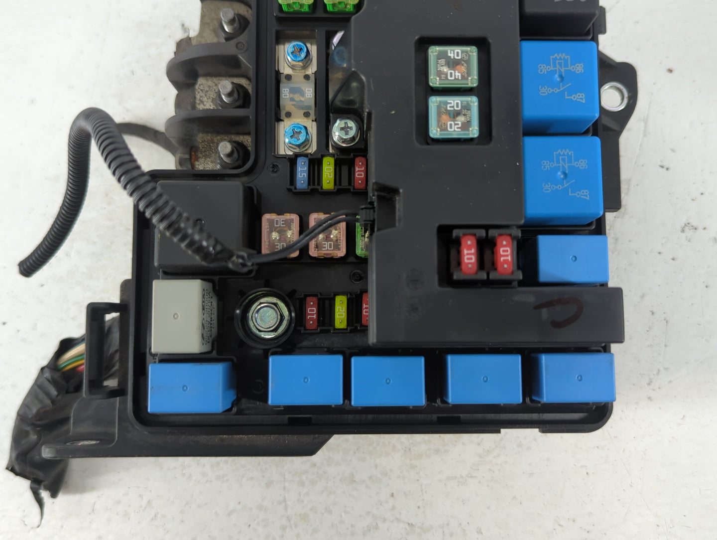 2007-2009 Hyundai Elantra Fusebox Fuse Box Panel Relay Module P/N:E0901200915 91950-1H030 Fits Fits 2007 2008 2009 OEM Used 