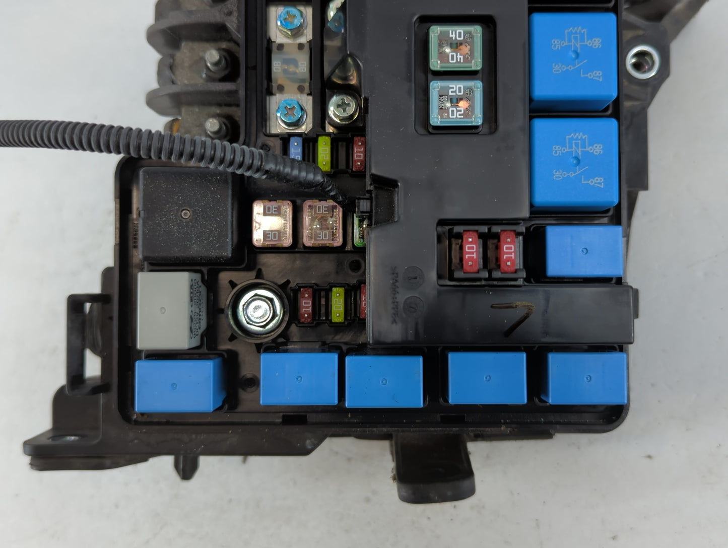 2007-2009 Hyundai Elantra Fusebox Fuse Box Panel Relay Module P/N:91950-1H030 Fits Fits 2007 2008 2009 OEM Used Auto Parts -