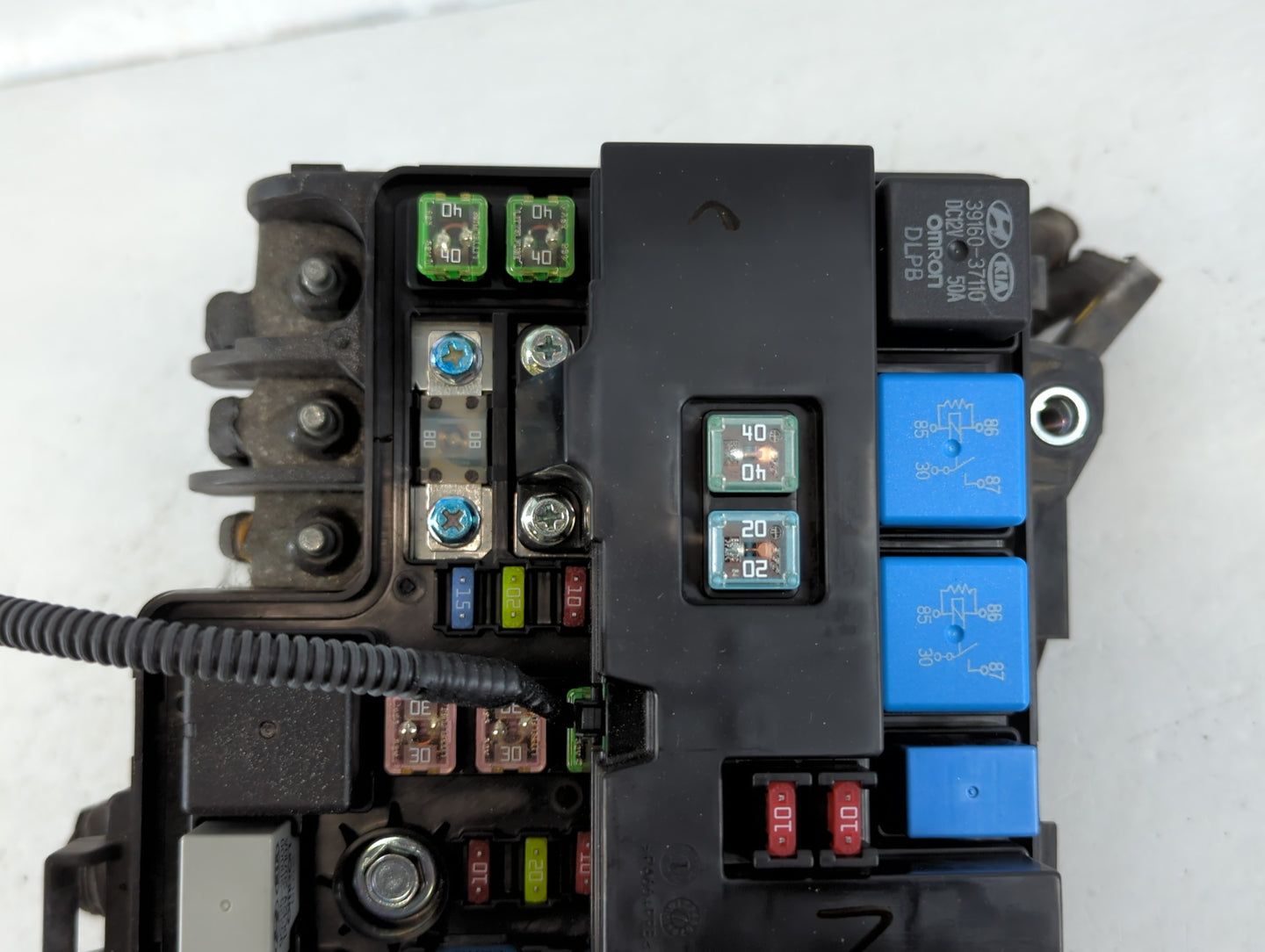 2007-2009 Hyundai Elantra Fusebox Fuse Box Panel Relay Module P/N:91950-1H030 Fits Fits 2007 2008 2009 OEM Used Auto Parts -