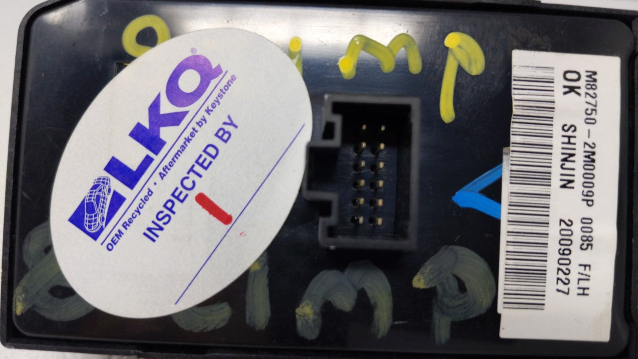 2009-2010 Hyundai Genesis Master Power Window Switch Replacement Driver Side Left P/N:M82750-2M0009P M82750-2M0009P Fits OEM
