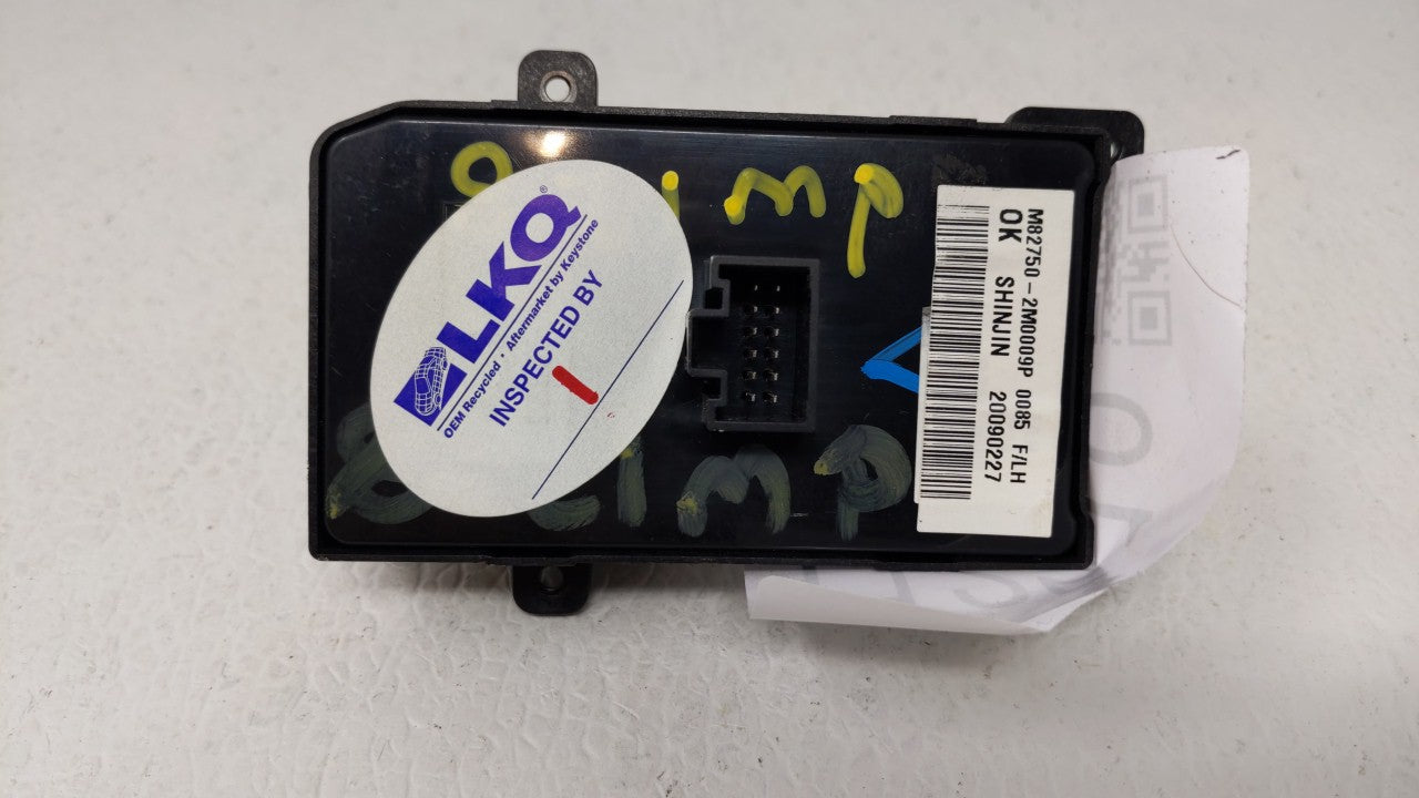 2009-2010 Hyundai Genesis Master Power Window Switch Replacement Driver Side Left P/N:M82750-2M0009P M82750-2M0009P Fits OEM