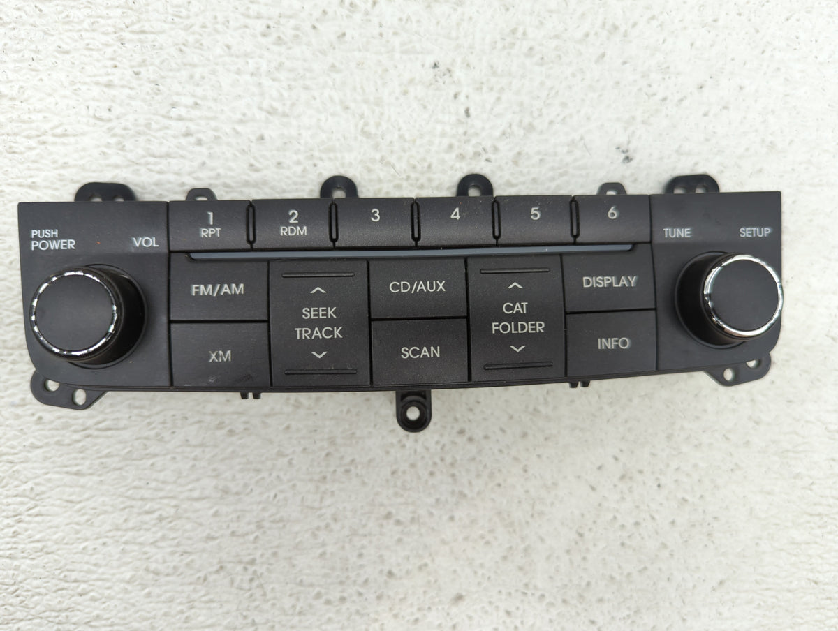 2009-2014 Hyundai Genesis Am Fm Cd Player Radio Receiver 408748 - Oemusedautoparts1.com