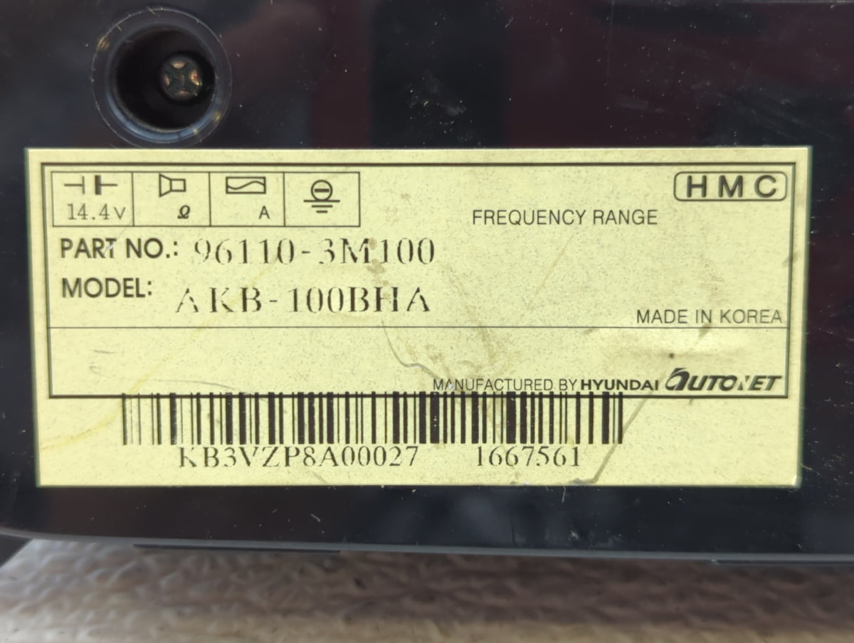 2009-2014 Hyundai Genesis Am Fm Cd Player Radio Receiver 408748 - Oemusedautoparts1.com