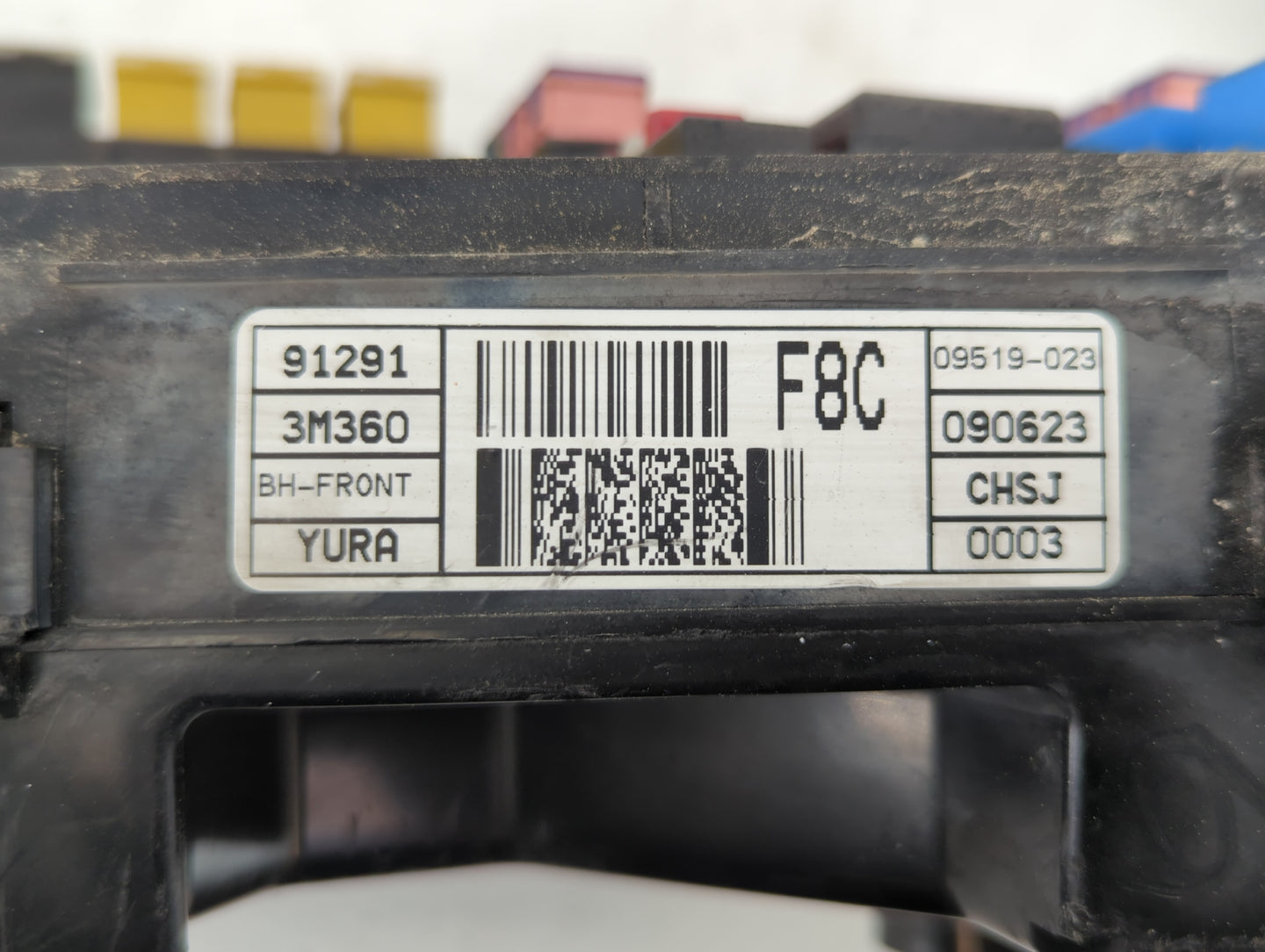 2009-2014 Hyundai Genesis Fusebox Fuse Box Panel Relay Module P/N:91291-3M360 Fits Fits 2009 2010 2011 2012 2013 2014 2015 2
