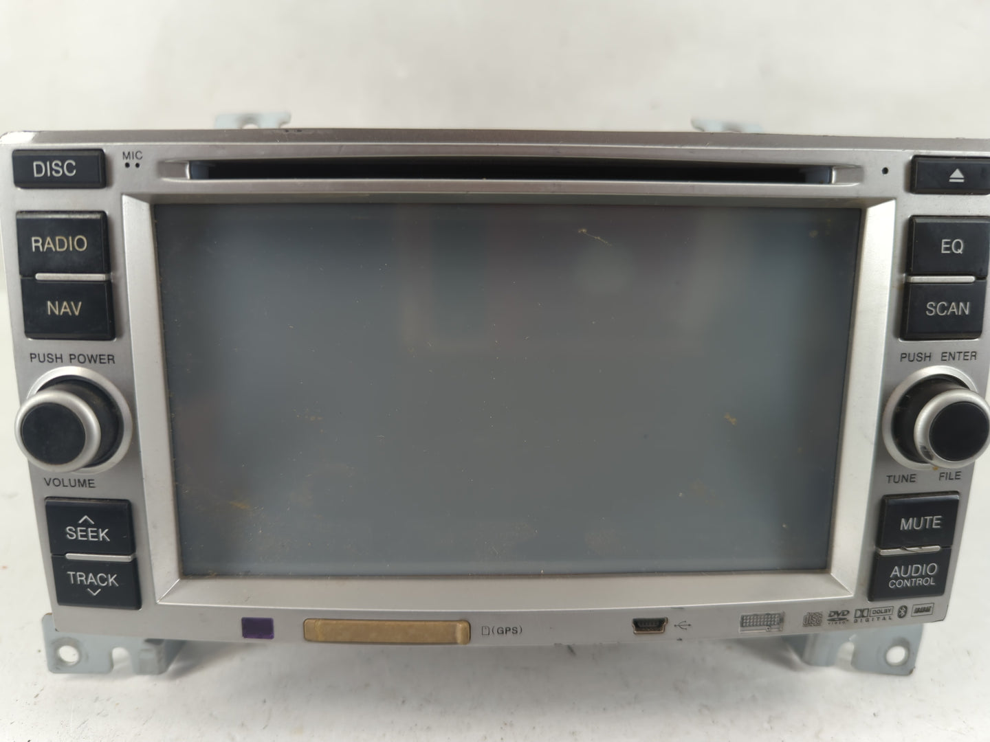 2009 Hyundai Santa Fe Radio AM FM Cd Player Receiver Replacement P/N:DS/DE-HY0910 Fits OEM Used Auto Parts - Oemusedautopart