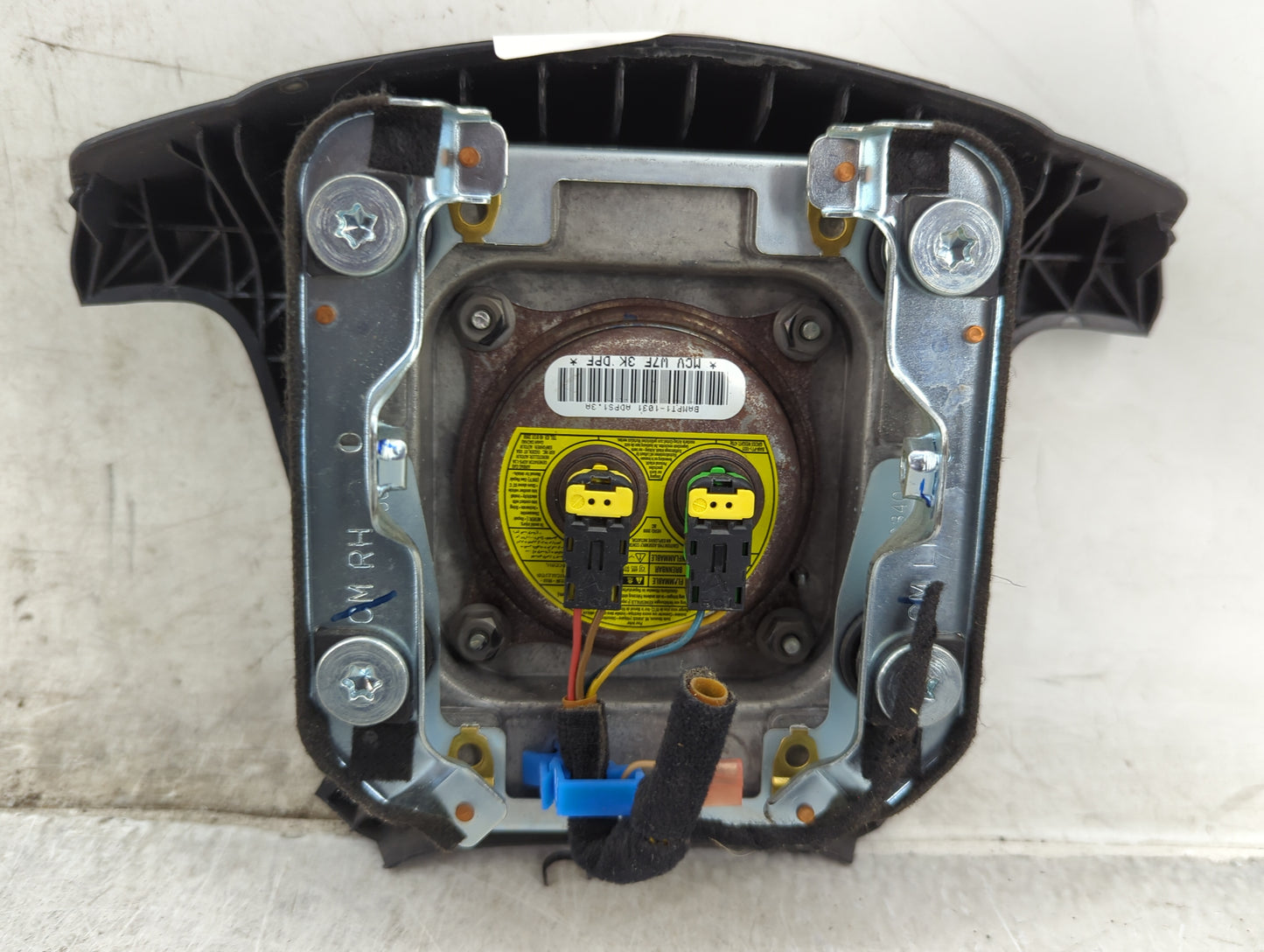 2007-2009 Hyundai Santa Fe Air Bag Driver Left Steering Wheel Mounted - Oemusedautoparts1.com