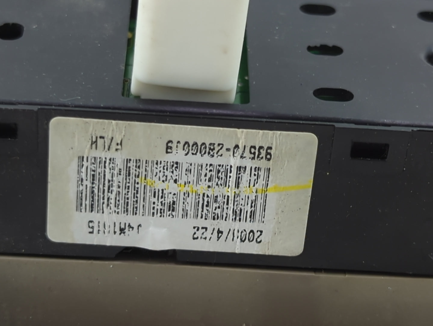 2007-2009 Hyundai Santa Fe Master Power Window Switch Replacement Driver Side Left Fits Fits 2007 2008 2009 OEM Used Auto Pa