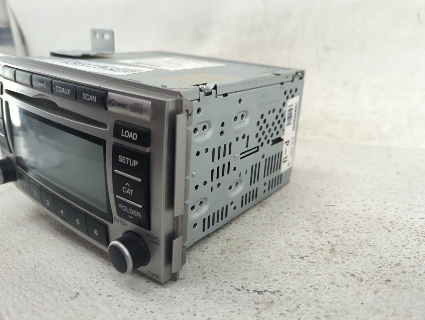 2009 Hyundai Santa Fe Radio AM FM Cd Player Receiver Replacement P/N:96190-0W000 A900 CMLXM QS, 961900W000XX1 Fits OEM Used 