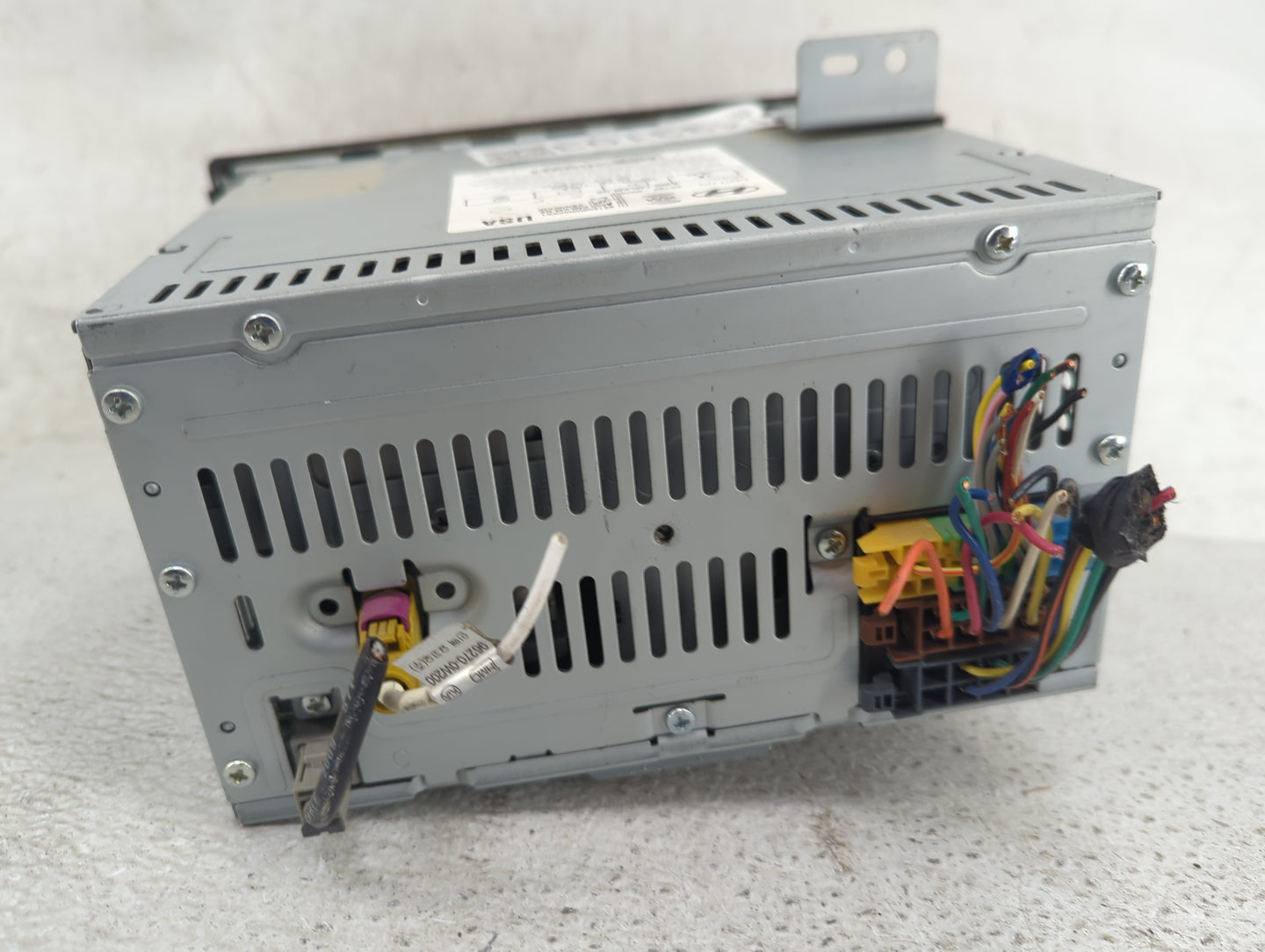2009 Hyundai Santa Fe Radio AM FM Cd Player Receiver Replacement P/N:96190-0W000 A900 CMLXM QS, 961900W000XX1 Fits OEM Used 