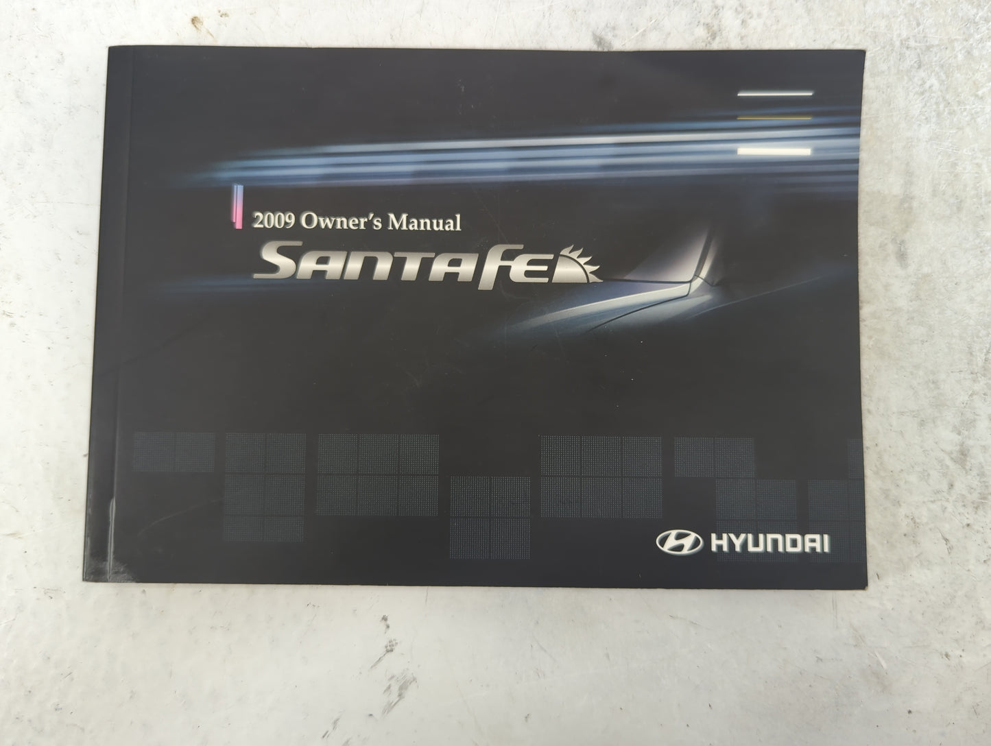2009 Hyundai Santa Fe Owners Manual Book Guide P/N:A2DH-EU84A A2BO-EU8ND OEM Used Auto Parts - Oemusedautoparts1.com