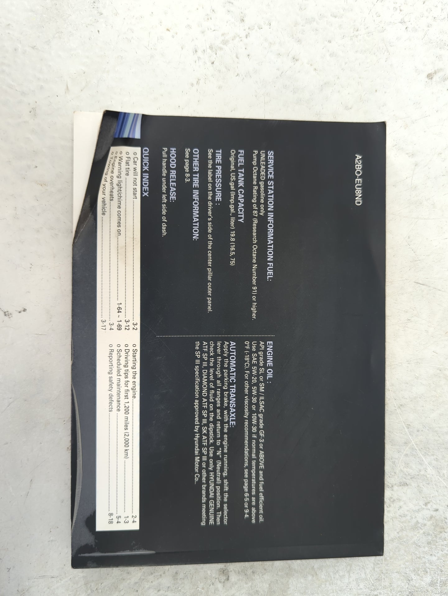 2009 Hyundai Santa Fe Owners Manual Book Guide P/N:A2DH-EU84A A2BO-EU8ND OEM Used Auto Parts - Oemusedautoparts1.com