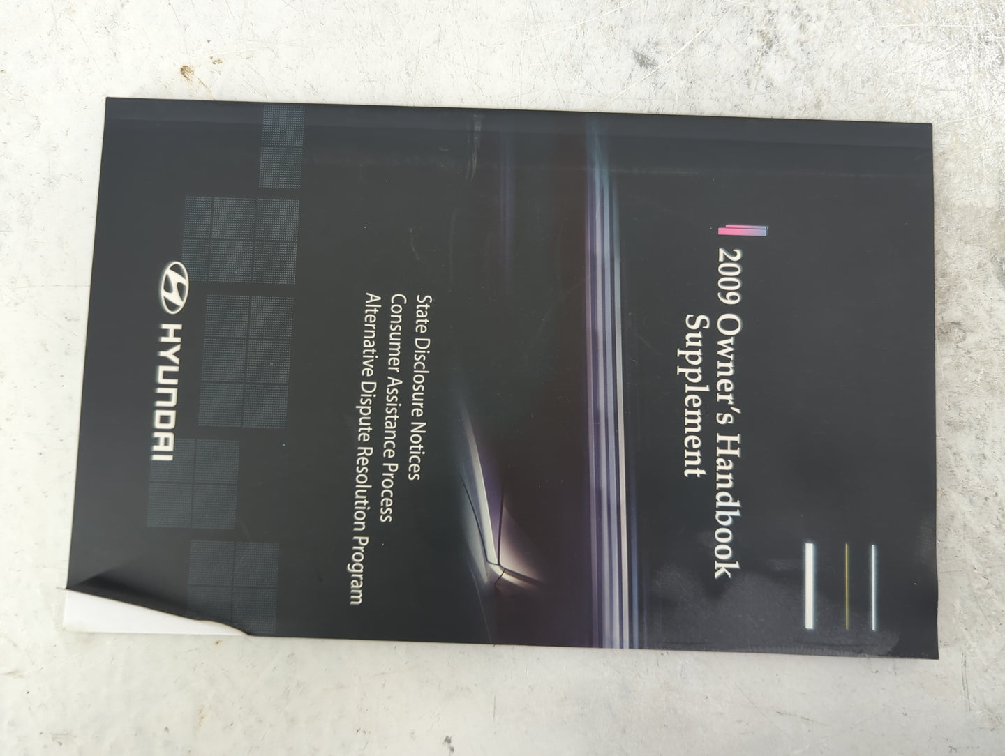 2009 Hyundai Santa Fe Owners Manual Book Guide P/N:A2DH-EU84A A2BO-EU8ND OEM Used Auto Parts - Oemusedautoparts1.com