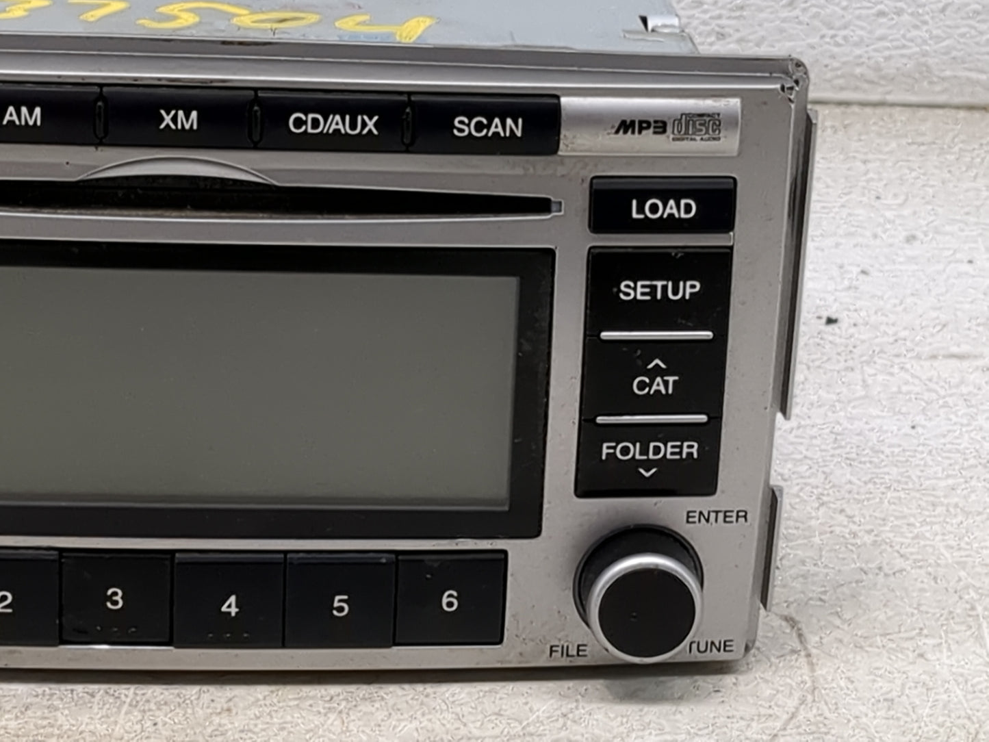 2009 Hyundai Santa Fe Radio AM FM Cd Player Receiver Replacement P/N:961900W000XX1 96190-0W000, A300CMLXMGS Fits OEM Used Au
