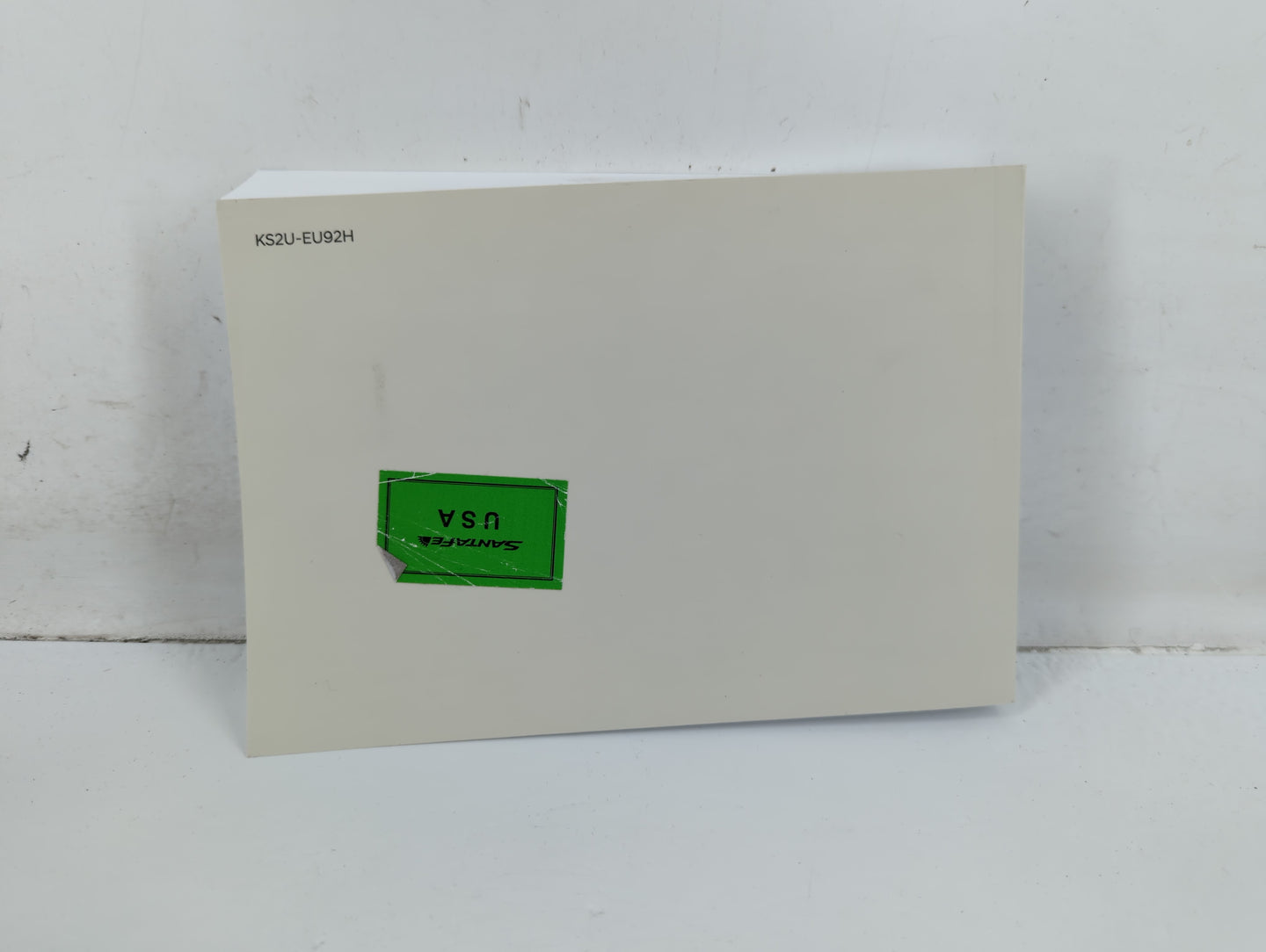 2009 Hyundai Santa Fe Owners Manual Book Guide P/N:KS2U-EU92H OEM Used Auto Parts - Oemusedautoparts1.com