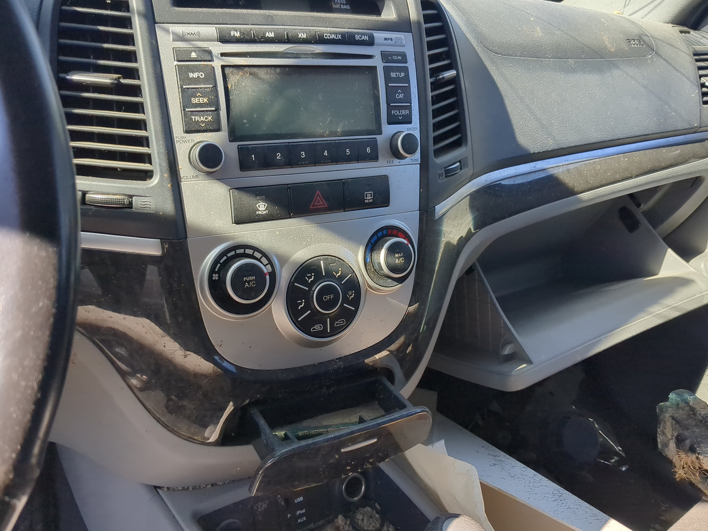 2007-2009 Hyundai Santa Fe Climate Control Module Temperature AC/Heater Replacement Fits Fits 2007 2008 2009 OEM Used Auto P