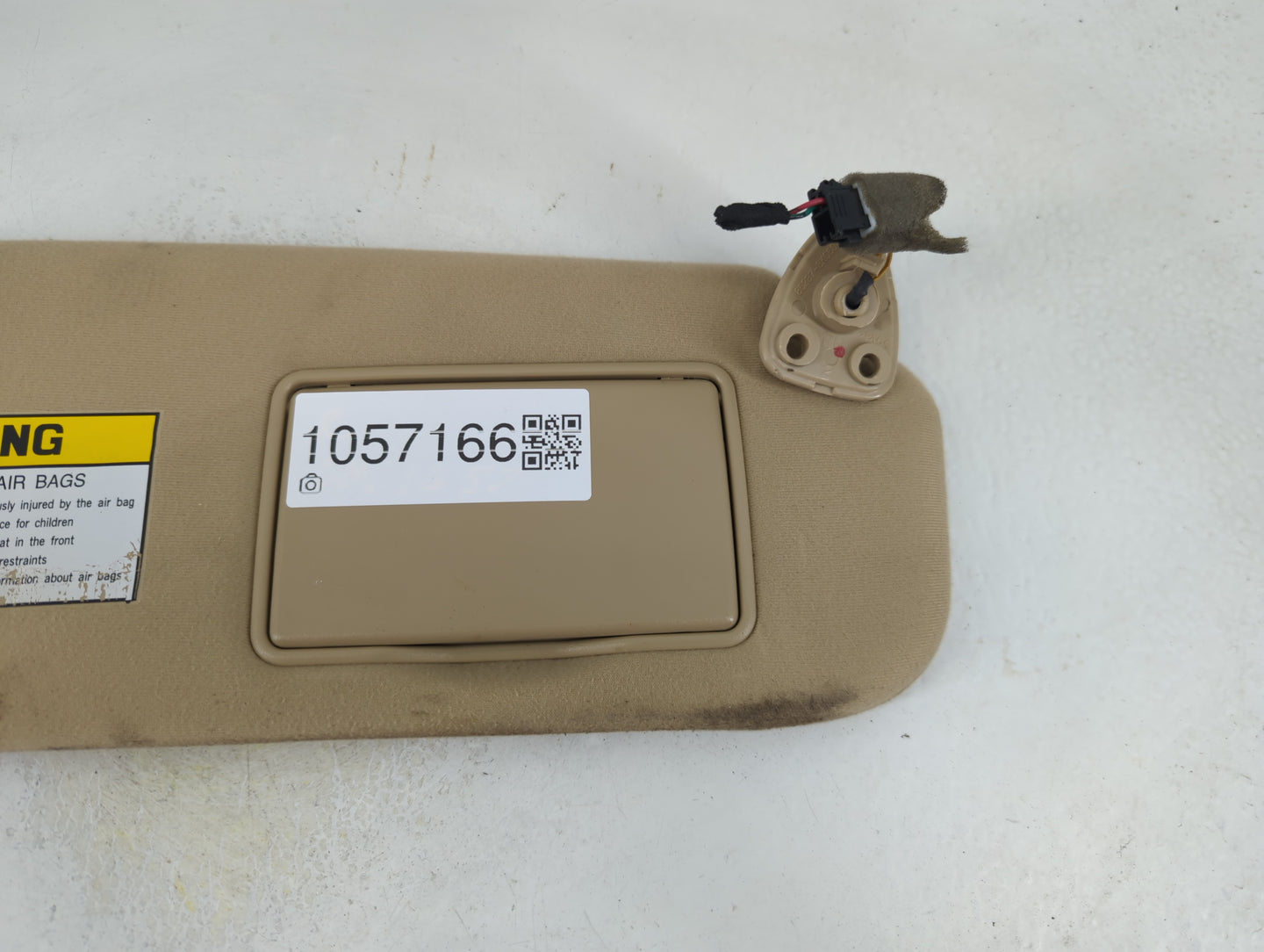2008-2010 Hyundai Sonata Sun Visor Shade Replacement Passenger Right Mirror Fits Fits 2008 2009 2010 OEM Used Auto Parts - O