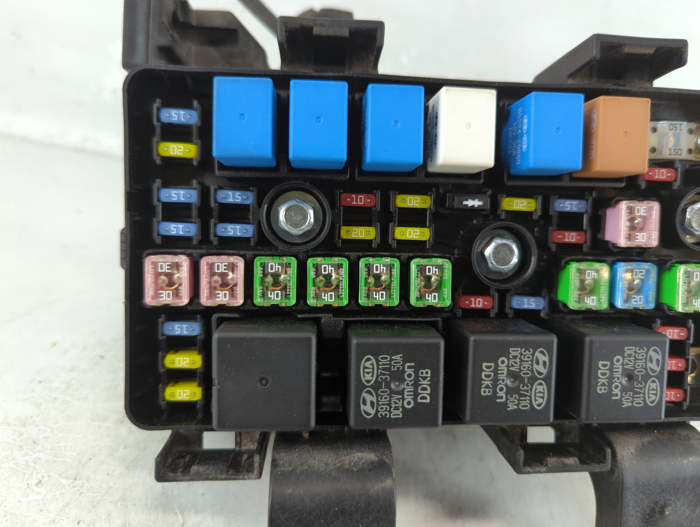 2008-2010 Hyundai Sonata Fusebox Fuse Box Panel Relay Module P/N:91950-3K750 Fits Fits 2008 2009 2010 OEM Used Auto Parts - 