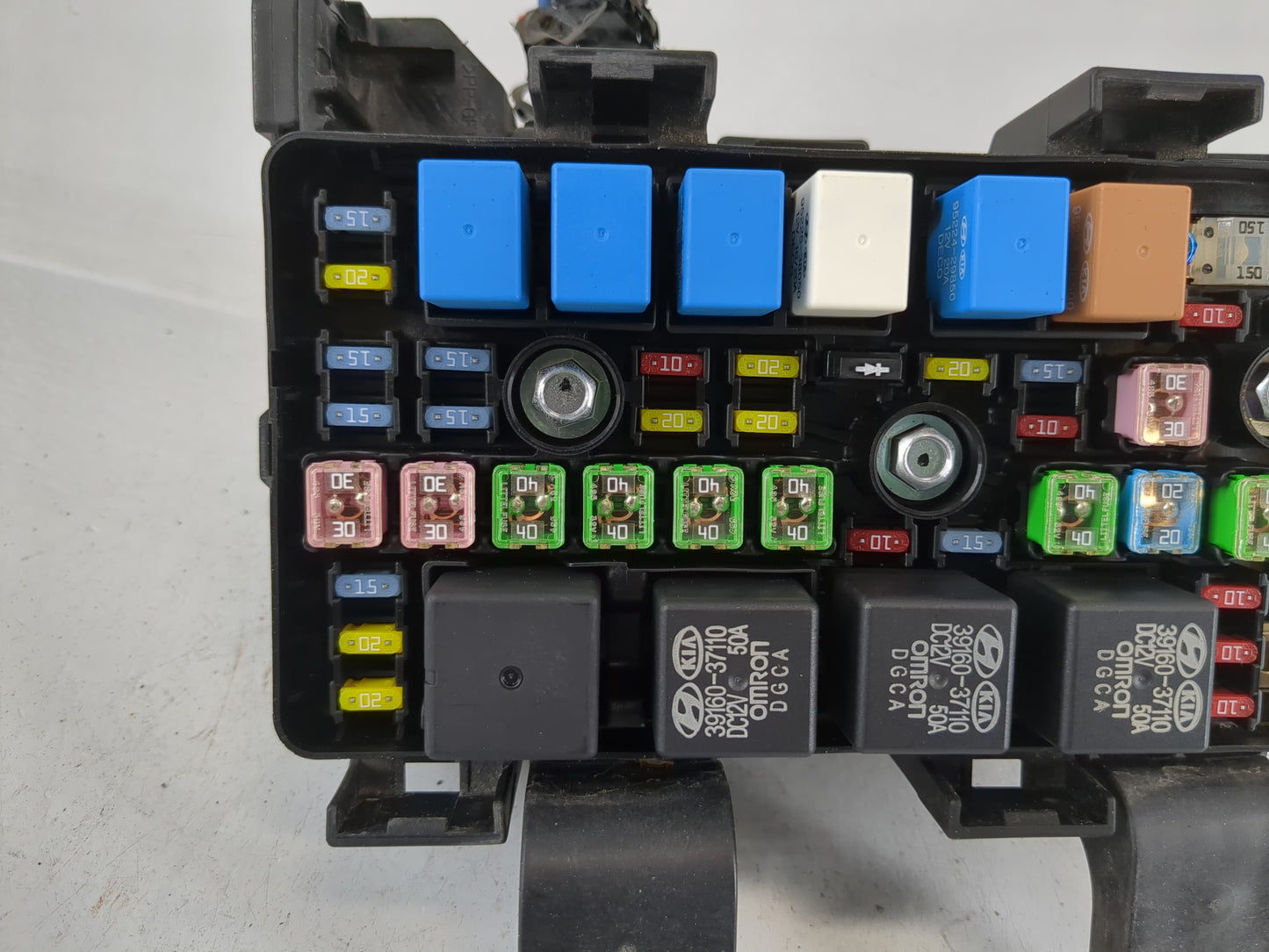 2008-2010 Hyundai Sonata Fusebox Fuse Box Panel Relay Module P/N:91950-3K750 Fits Fits 2008 2009 2010 OEM Used Auto Parts - 