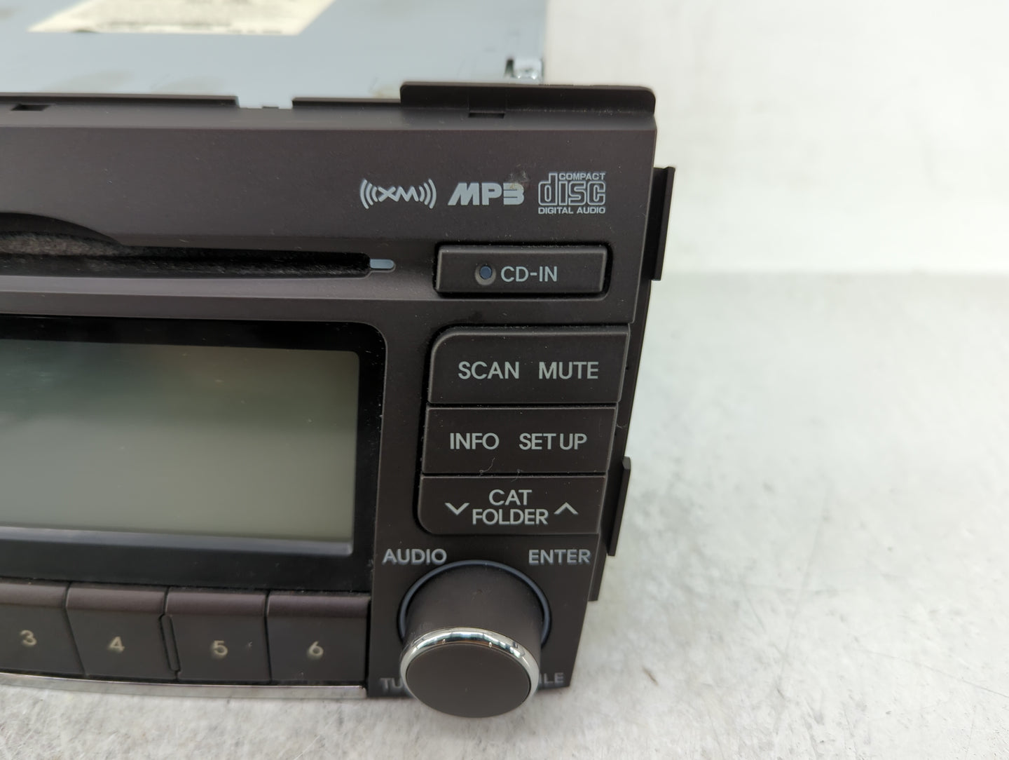 2009-2010 Hyundai Sonata Radio AM FM Cd Player Receiver Replacement P/N:96185-3K100 Fits Fits 2009 2010 OEM Used Auto Parts 