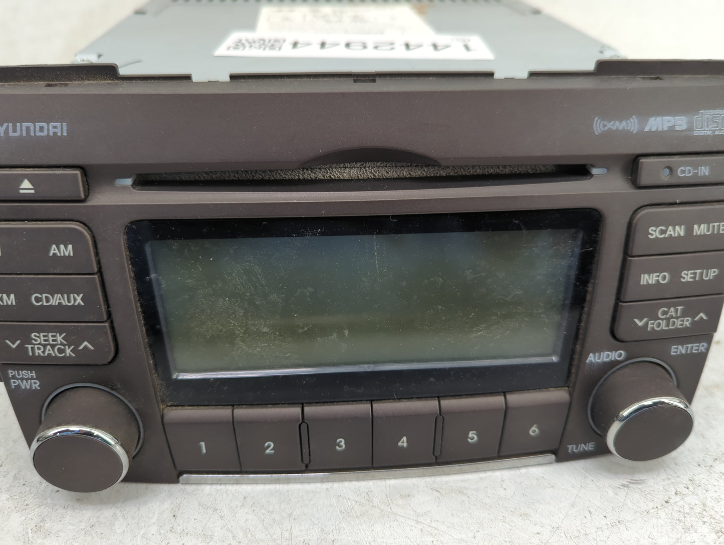 2009-2010 Hyundai Sonata Radio AM FM Cd Player Receiver Replacement P/N:96185-3K100 A-200NFU GEN1.5 GS Fits Fits 2009 2010 O