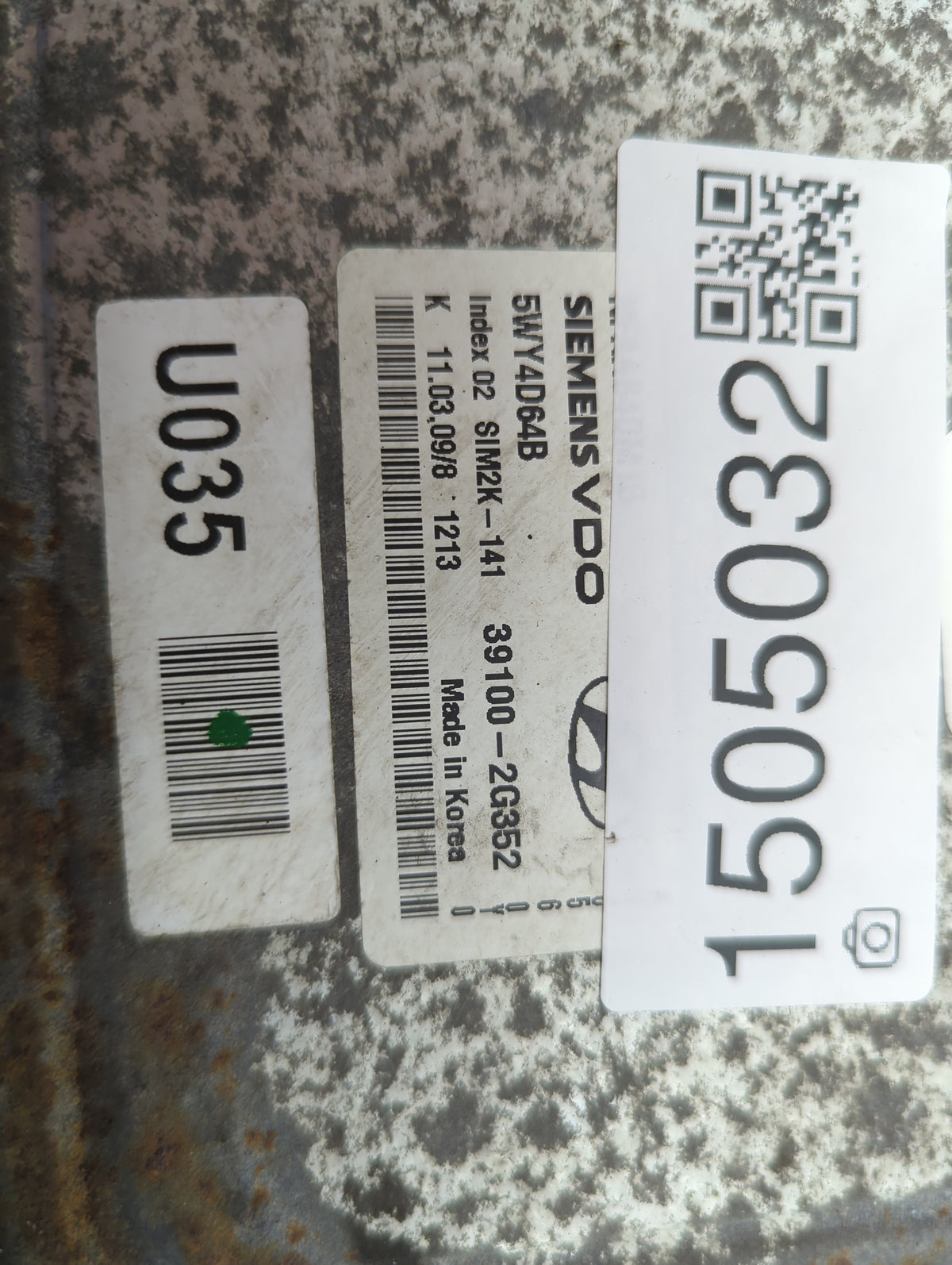 2009-2010 Hyundai Sonata PCM Engine Control Computer ECU ECM PCU OEM P/N:5WY4D64B SIM2K-141, 39100-2G352 Fits 2009 2010 OEM 