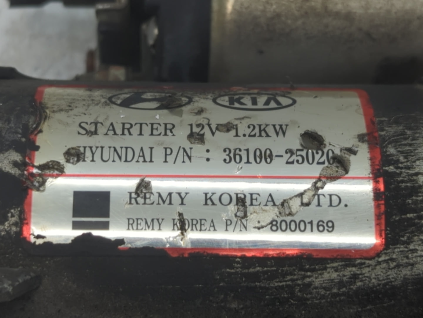 2006-2010 Hyundai Sonata Car Starter Motor Solenoid OEM P/N:36100-25020 Fits Fits 2006 2007 2008 2009 2010 2011 2012 OEM Use