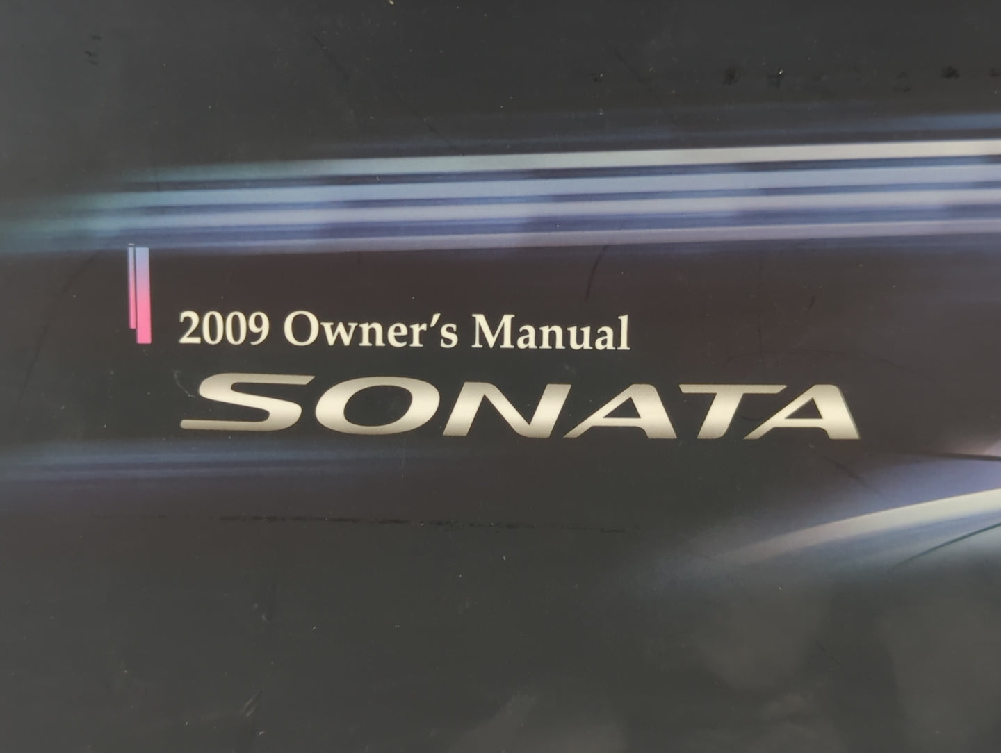 2009 Hyundai Sonata Owners Manual Book Guide P/N:A3KO-EU8NL OEM Used Auto Parts - Oemusedautoparts1.com