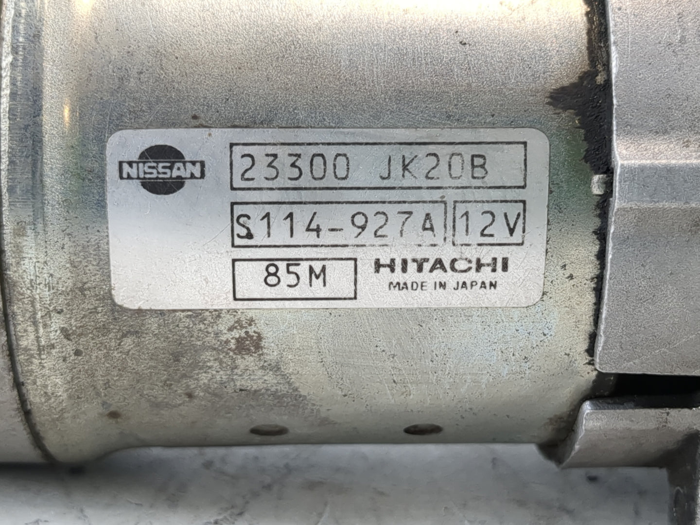 2009-2012 Infiniti Fx35 Car Starter Motor Solenoid OEM P/N:23300 JK20B Fits Fits 2007 2008 2009 2010 2011 2012 OEM Used Auto