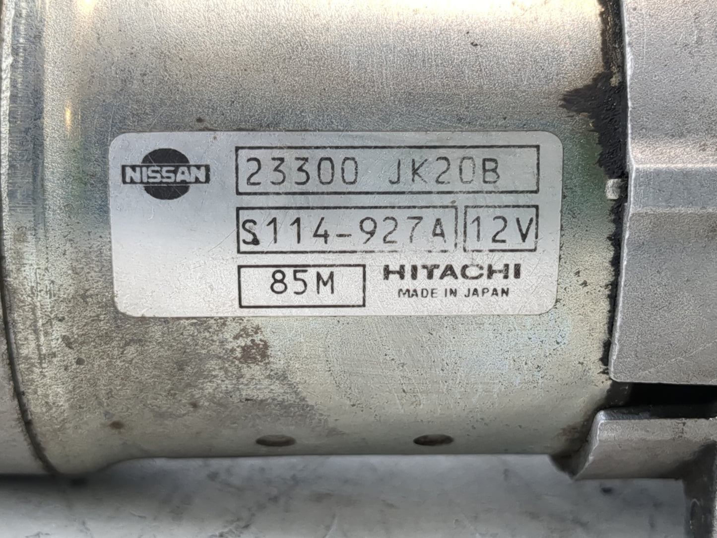 2009-2012 Infiniti Fx35 Car Starter Motor Solenoid OEM P/N:23300 JK20B Fits Fits 2007 2008 2009 2010 2011 2012 OEM Used Auto