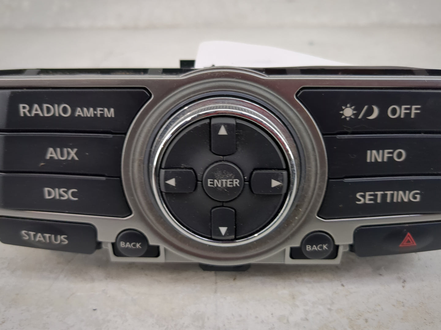 2009 Infiniti Fx35 Radio Control Panel - Oemusedautoparts1.com