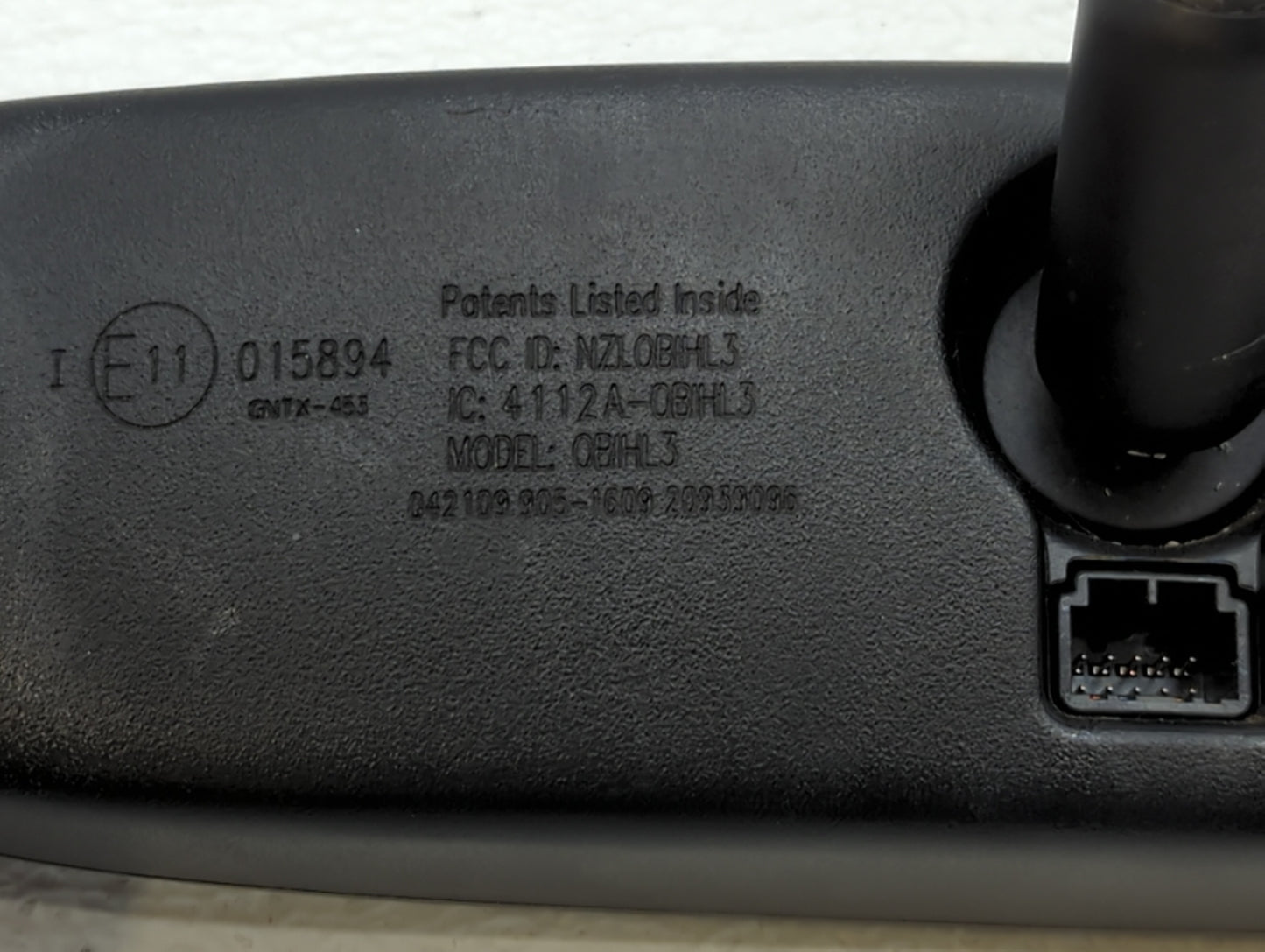 2009-2012 Infiniti Fx35 Interior Rear View Mirror Replacement OEM P/N:E11015894 Fits Fits 2009 2010 2011 2012 OEM Used Auto 