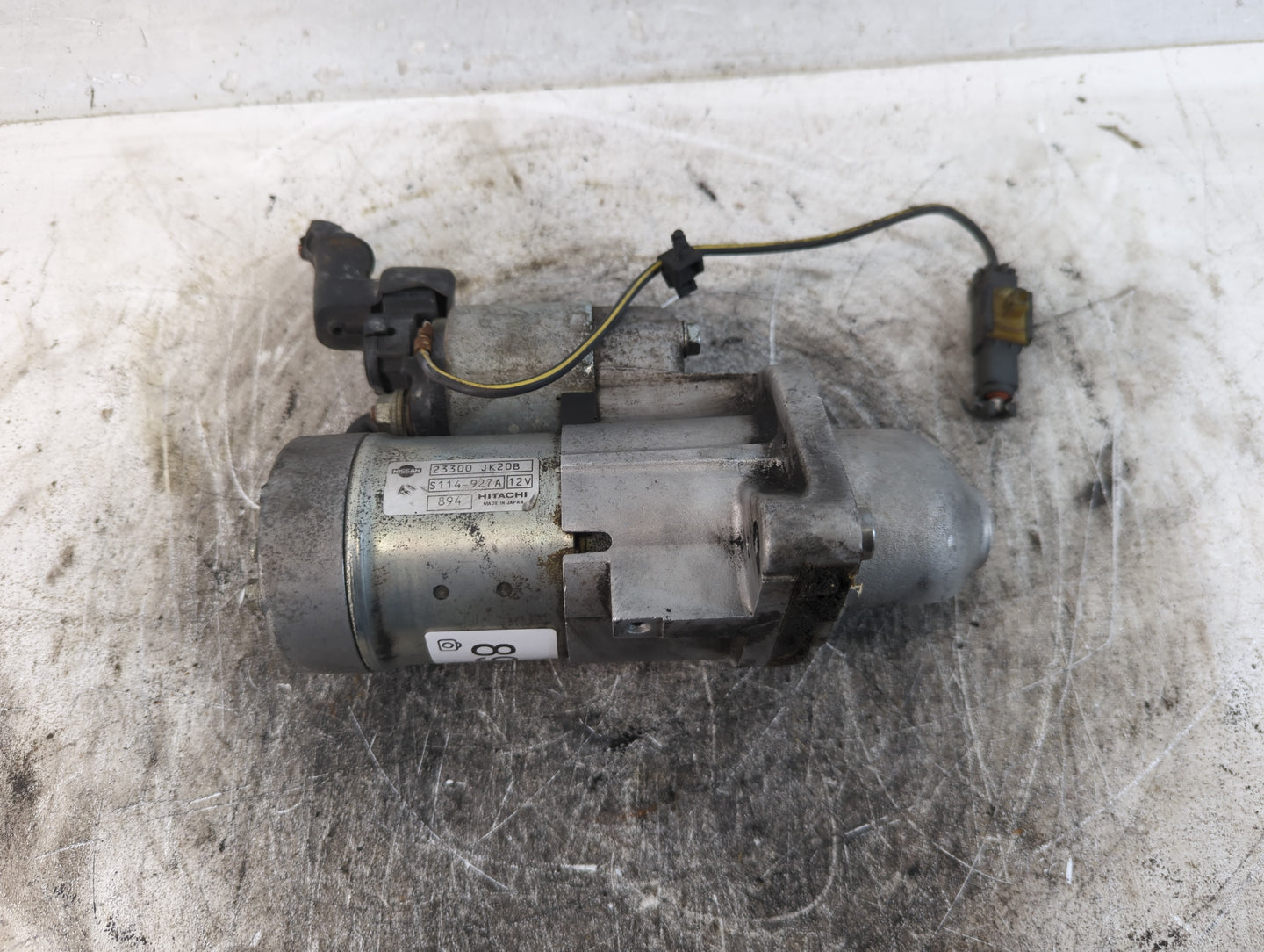 2009-2012 Infiniti Fx35 Car Starter Motor Solenoid OEM P/N:23300 JK20B Fits Fits 2007 2008 2009 2010 2011 2012 OEM Used Auto