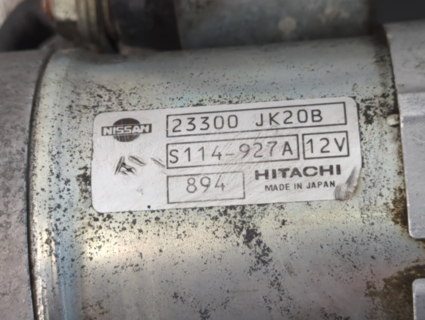 2009-2012 Infiniti Fx35 Car Starter Motor Solenoid OEM P/N:23300 JK20B Fits Fits 2007 2008 2009 2010 2011 2012 OEM Used Auto