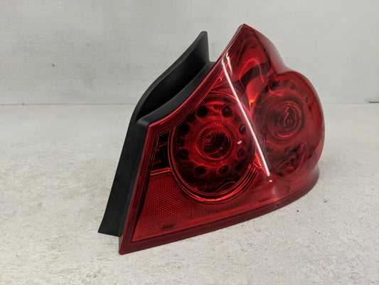 2009-2013 Infiniti G37 Tail Light Assembly Passenger Right OEM Fits Fits 2007 2008 2009 2010 2011 2012 2013 2015 OEM Used Auto Parts