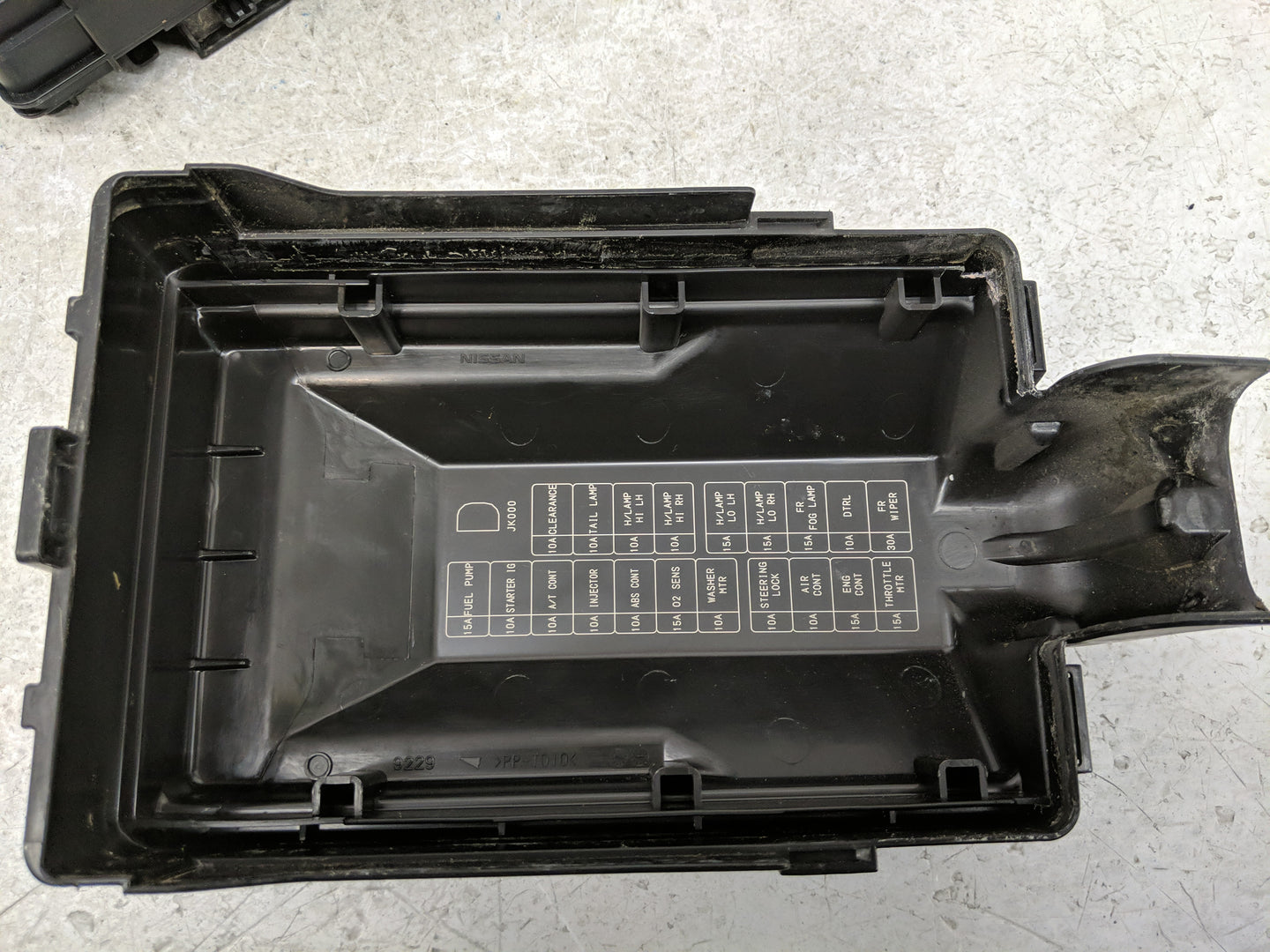 2008-2009 Infiniti G37 Fusebox Fuse Box Panel Relay Module P/N:284B7 JK00A Fits Fits 2008 2009 OEM Used Auto Parts - Oemused