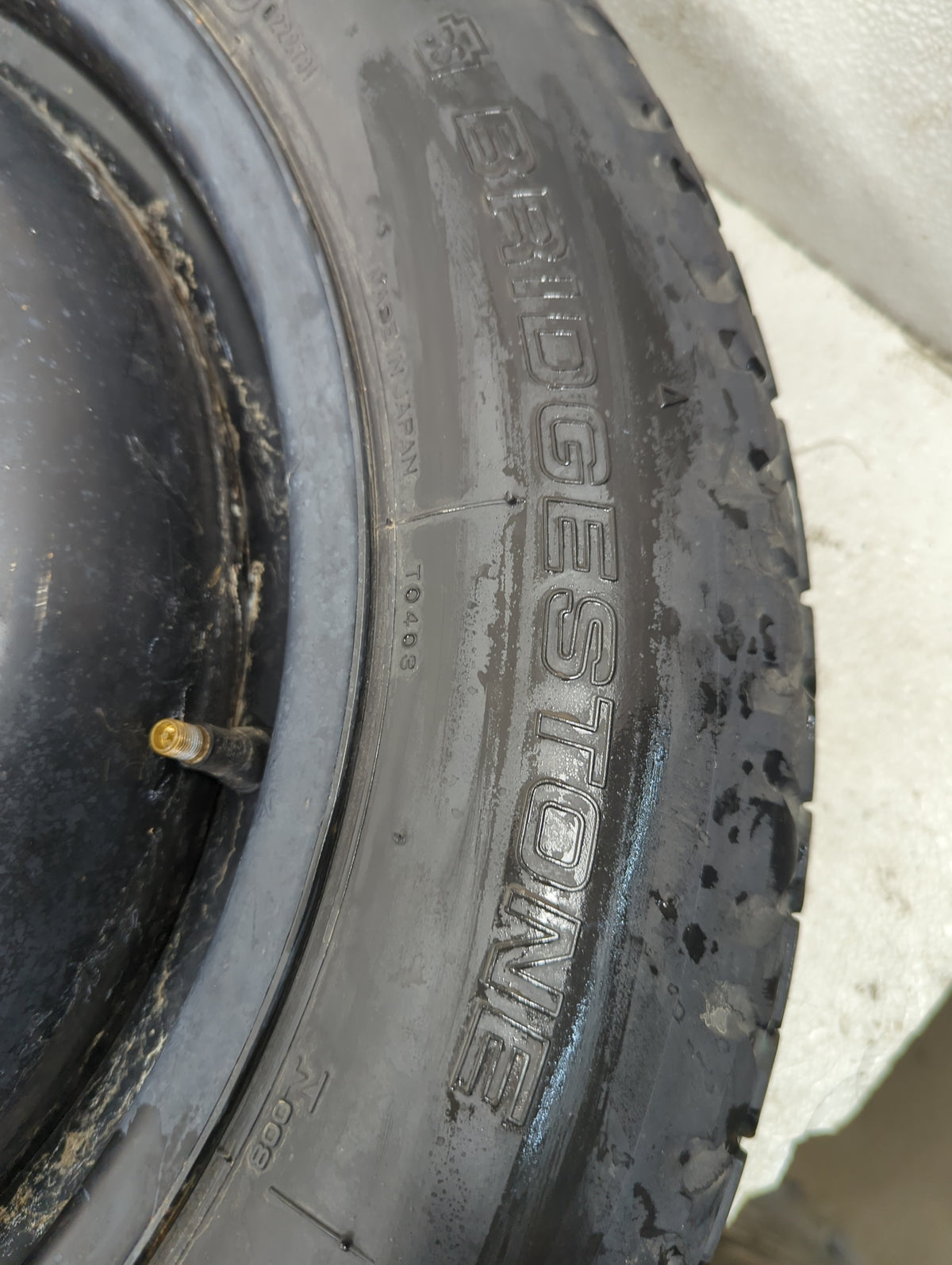 2008-2009 Infiniti G37 Spare Donut Tire Wheel Rim Oem - Oemusedautoparts1.com