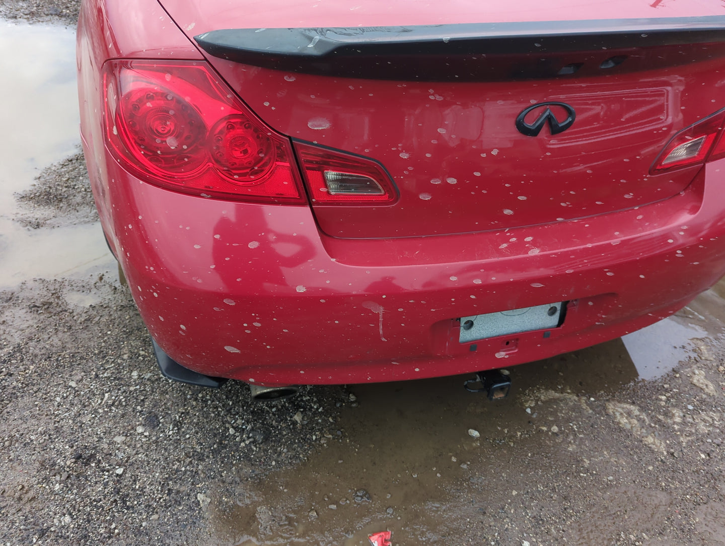2009-2009 Infiniti G37 Rear Bumper Assembly Oem - Oemusedautoparts1.com