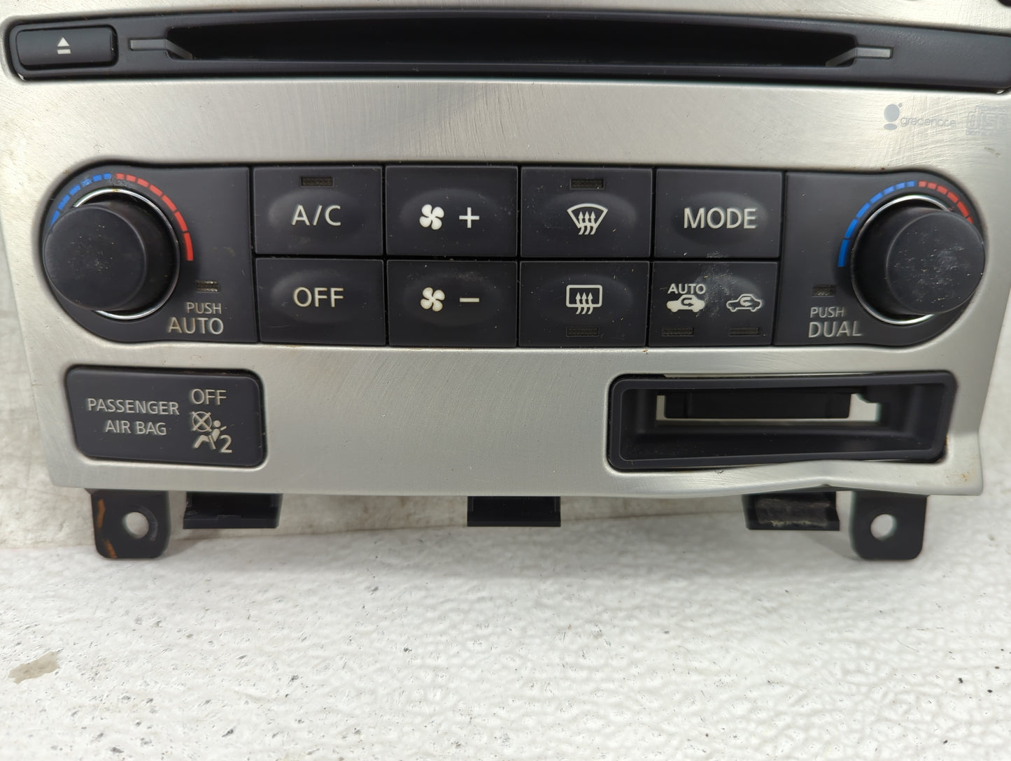 2009 Infiniti G37 Climate Control Module Temperature AC/Heater Replacement Fits OEM Used Auto Parts - Oemusedautoparts1.com