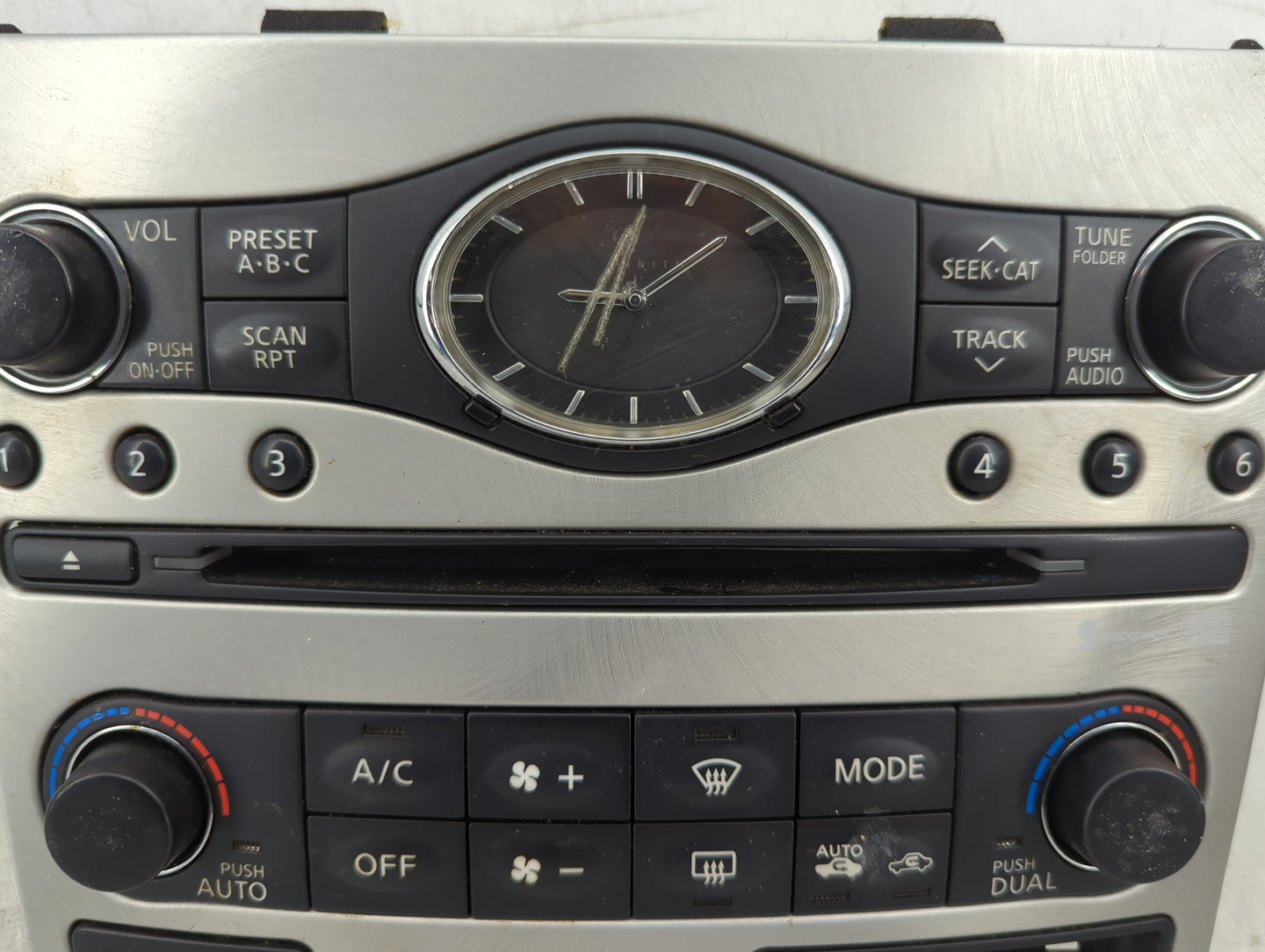 2009 Infiniti G37 Climate Control Module Temperature AC/Heater Replacement Fits OEM Used Auto Parts - Oemusedautoparts1.com