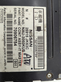2008-2009 Infiniti G37 Radio AM FM Cd Player Receiver Replacement P/N:25915JK63C NAU-3050KUS Fits Fits 2008 2009 OEM Used Au