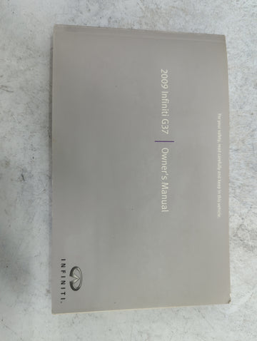 2009 Infiniti G37 Owners Manual Book Guide P/N:OM9E-0V36U0 OEM Used Auto Parts - Oemusedautoparts1.com