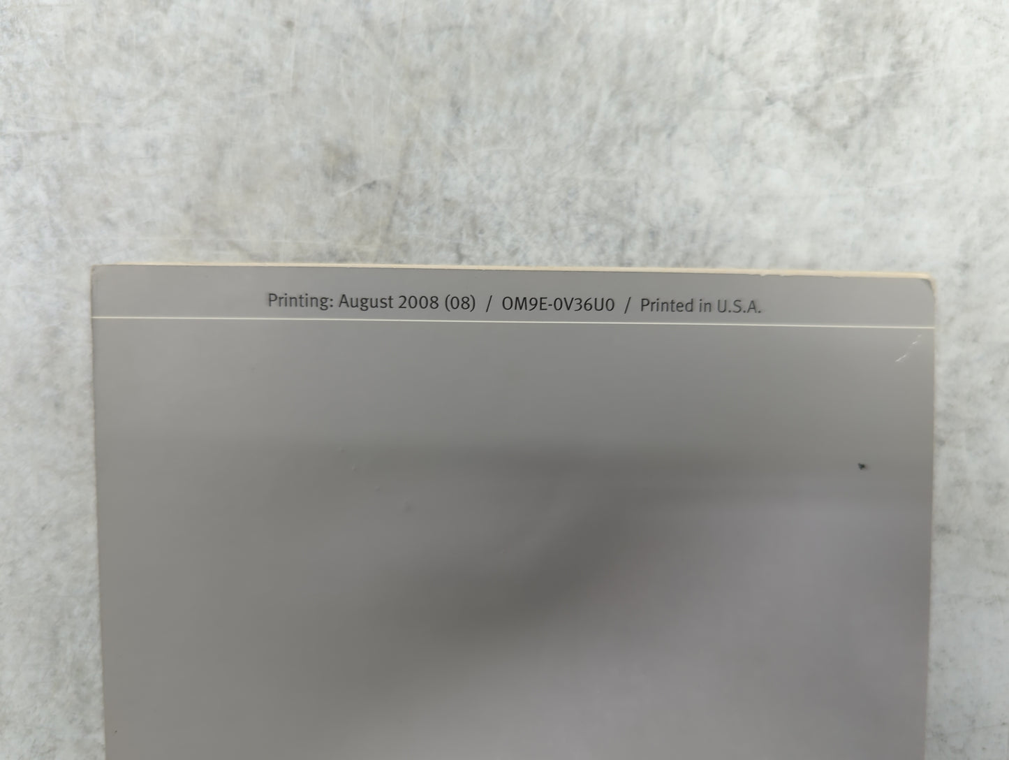 2009 Infiniti G37 Owners Manual Book Guide P/N:OM9E-0V36U0 OEM Used Auto Parts - Oemusedautoparts1.com