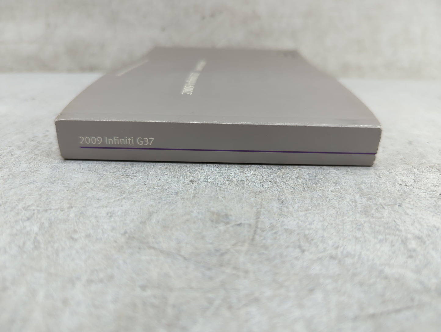 2009 Infiniti G37 Owners Manual Book Guide P/N:OM9E-0V36U0 OEM Used Auto Parts - Oemusedautoparts1.com