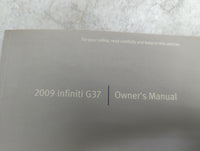 2009 Infiniti G37 Owners Manual Book Guide P/N:OM9E-0V36U0 OEM Used Auto Parts - Oemusedautoparts1.com