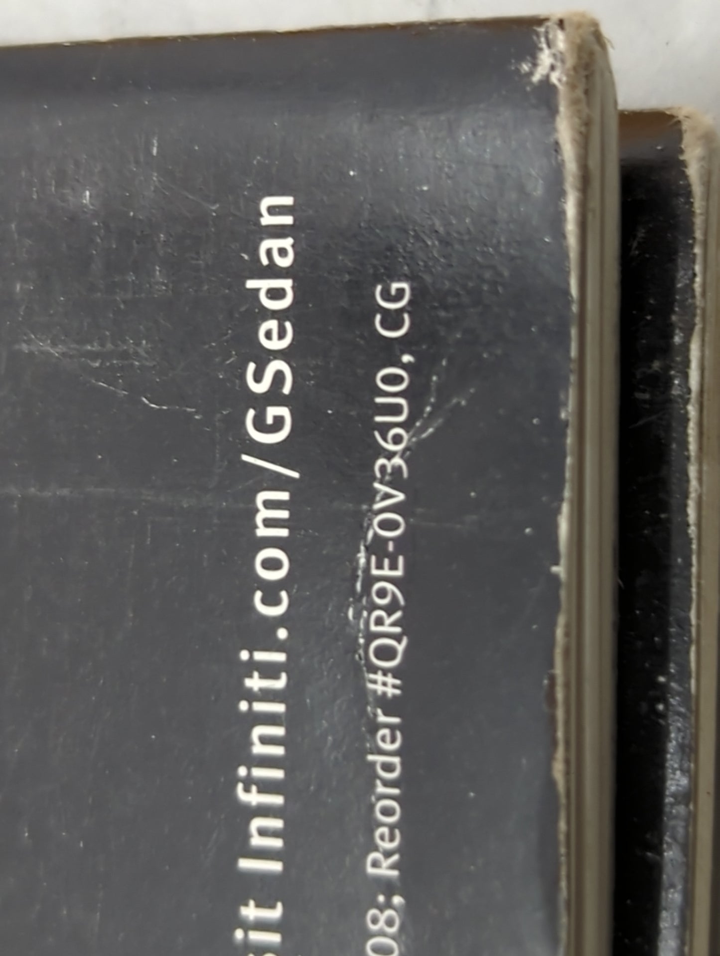 2009 Infiniti G37 Owners Manual Book Guide P/N:QR9E-0V36U0 WB9E-0INFU0 OEM Used Auto Parts - Oemusedautoparts1.com